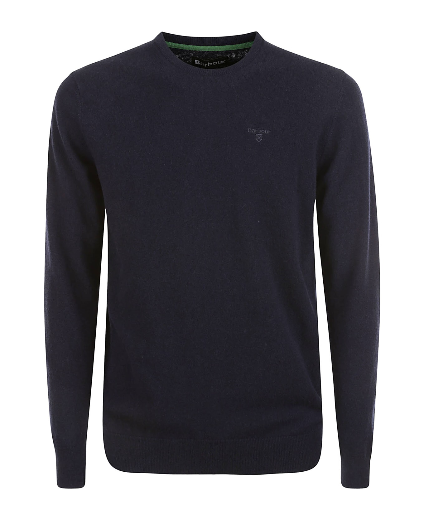 Barbour Logo Embroidered Crewneck Sweater - Navy