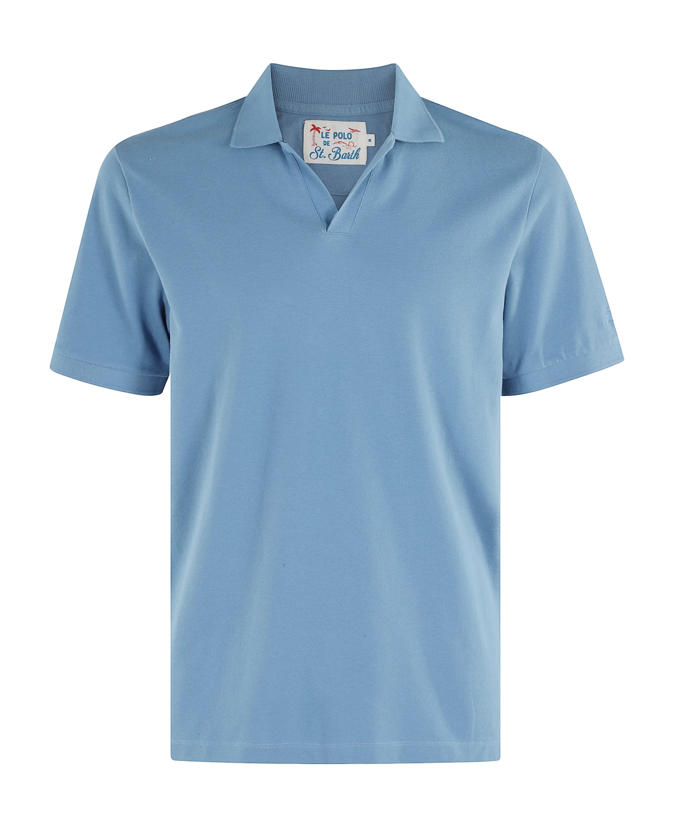 MC2 Saint Barth Polo Piquet - Dusty Blue
