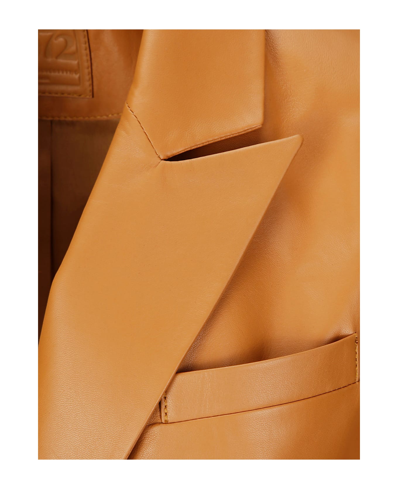 Desa 1972 Leather Double-breasted Blazer - Leather