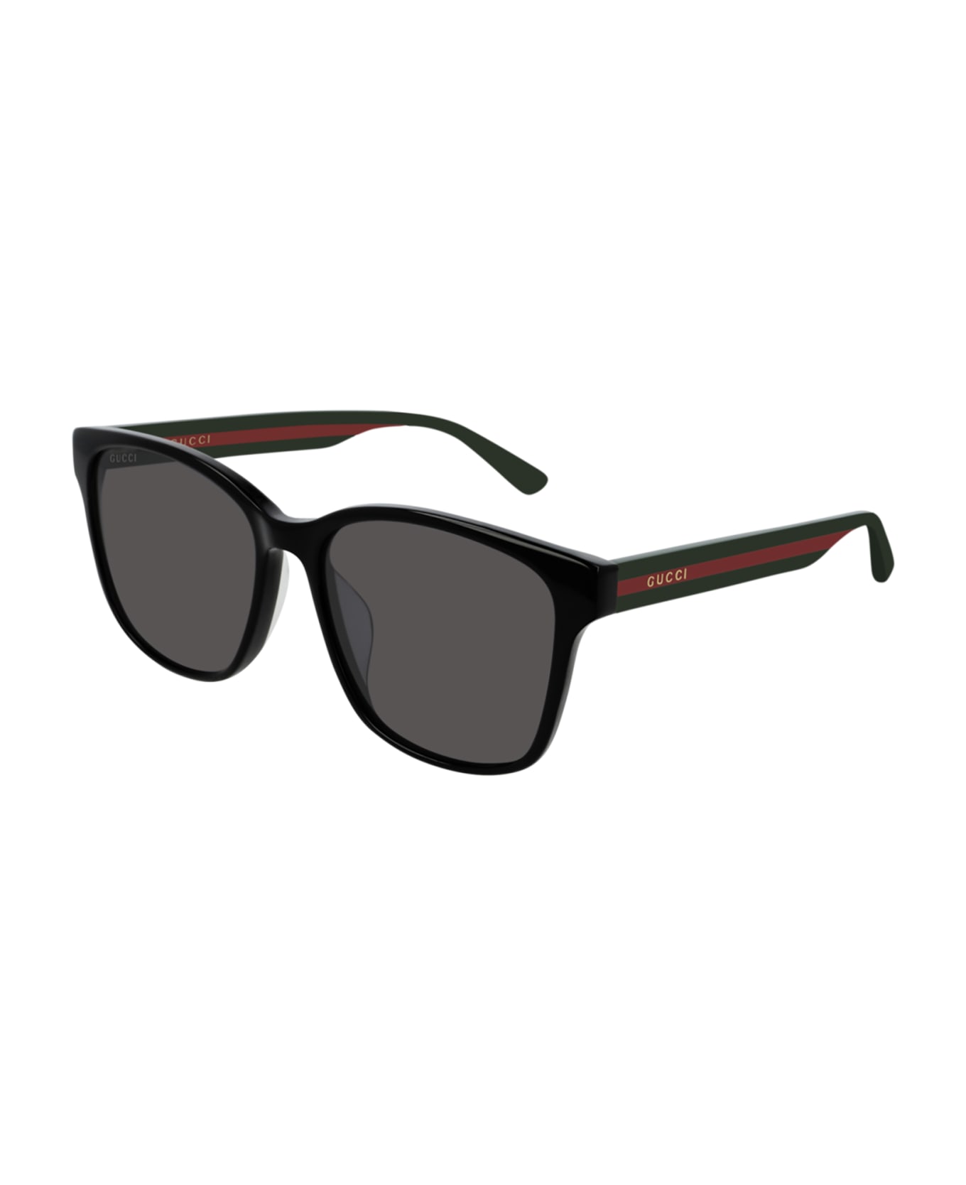 Gucci Eyewear GG0417SK Sunglasses - Black Multicolor Grey