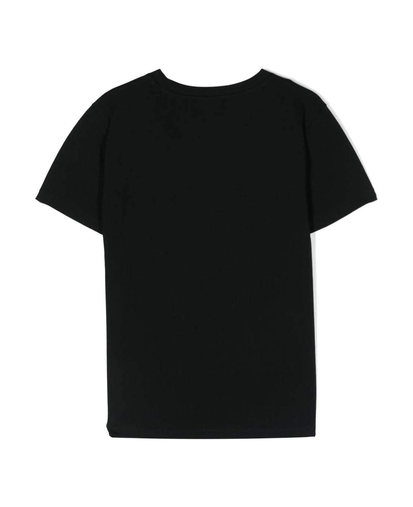 Balmain T Shirt - Ag Black Silver