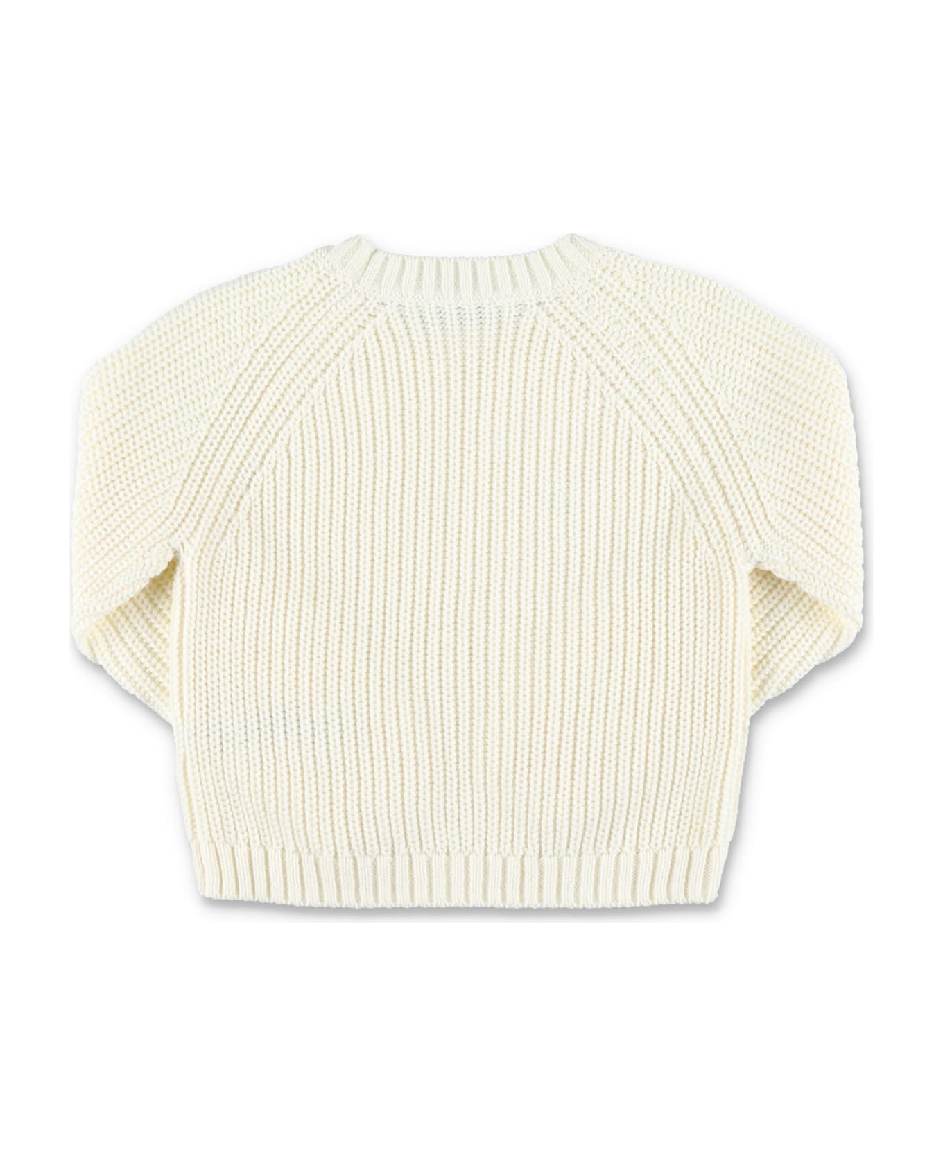 Il Gufo Fisherman's Rib Sweater - LATTE ニットウェア＆スウェットシャツ