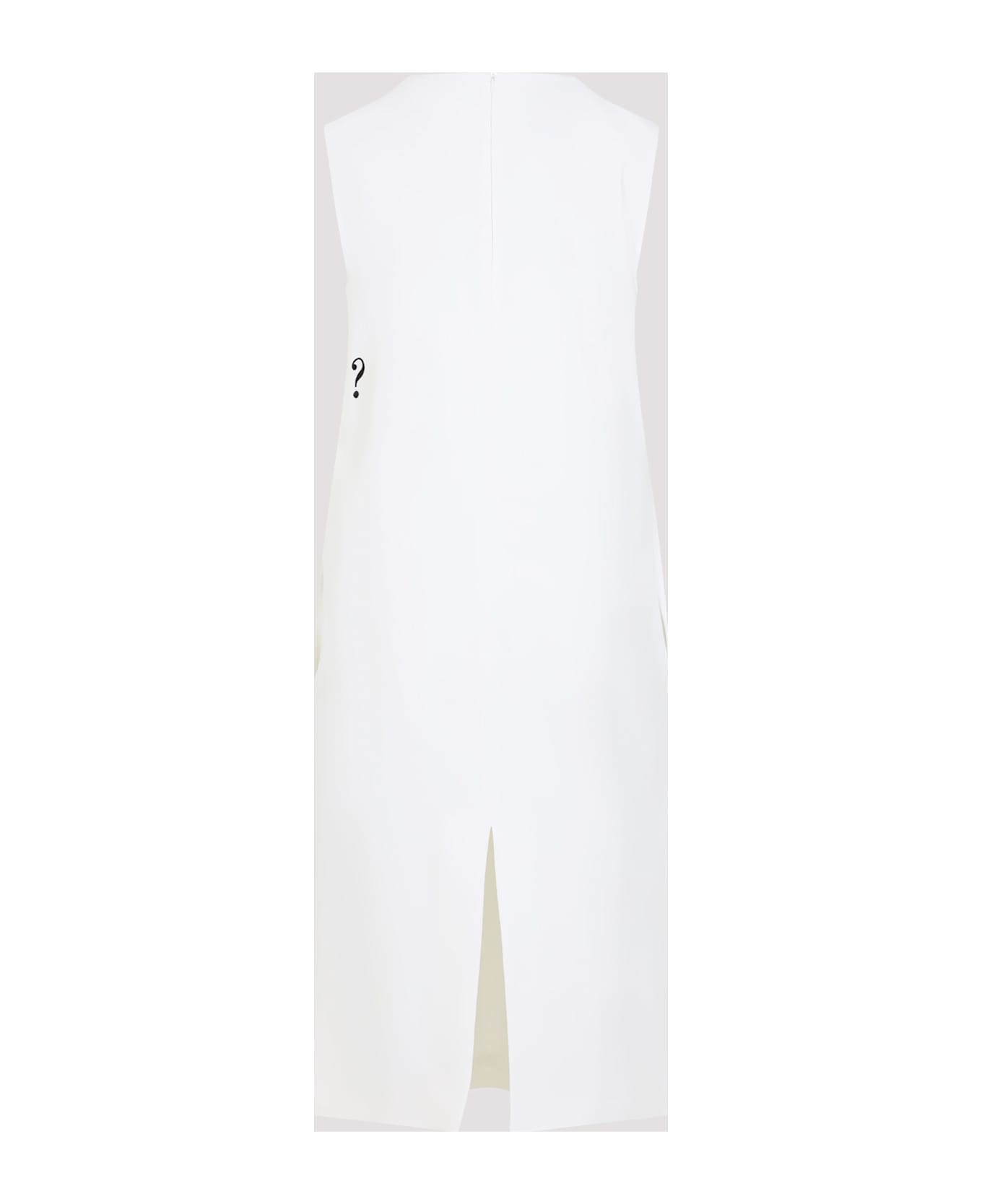 Moschino Viscose Midi Dress - Fantasia Bianco