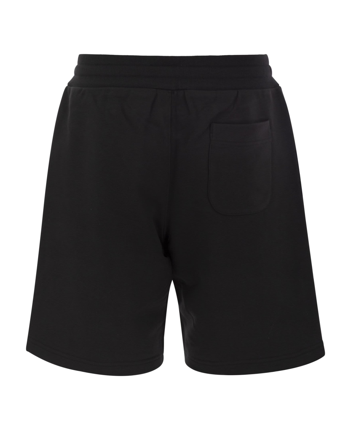 Parajumpers Cairo Easy - Cotton Fleece Bermuda Shorts - Black