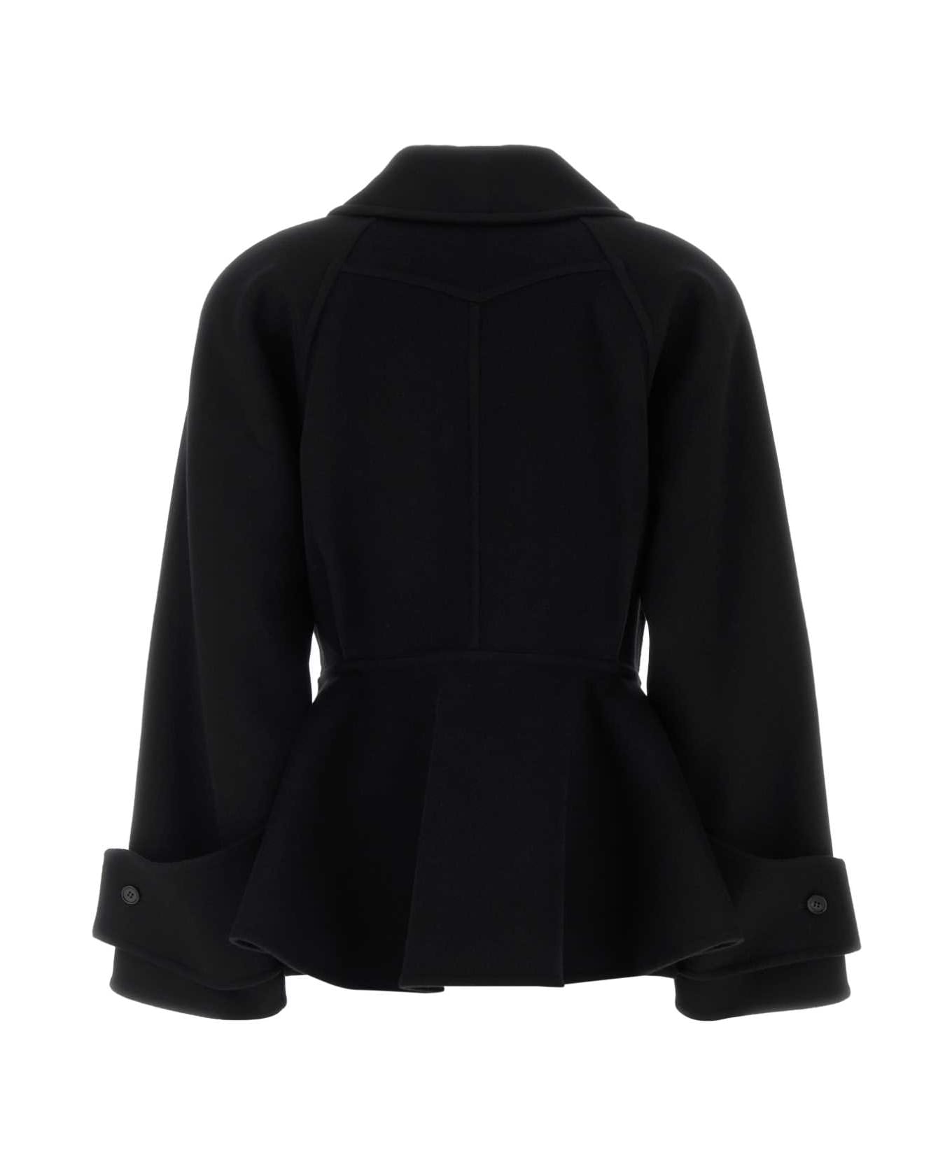 Chloé Black Wool Coat - BLACK