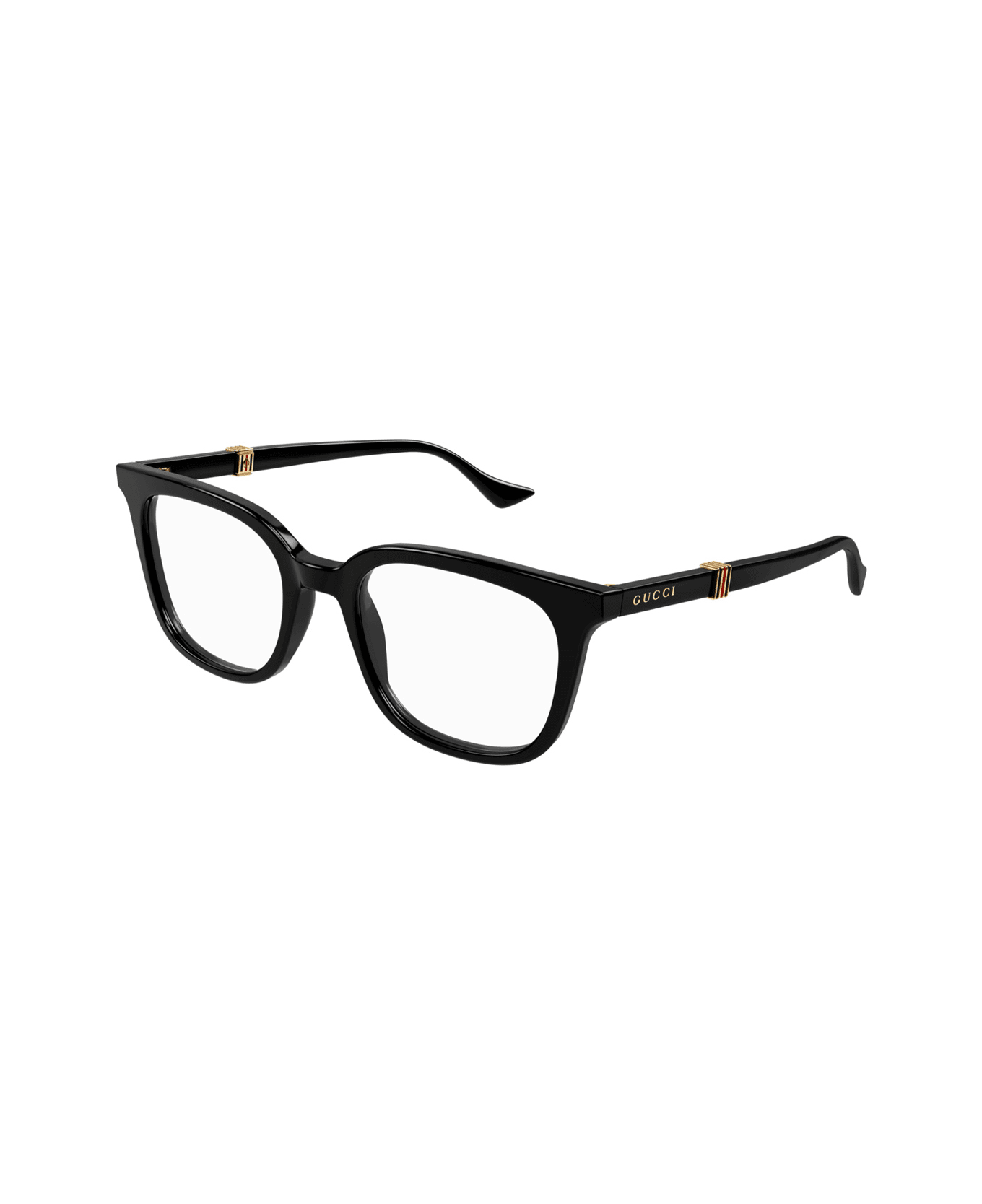 Gucci Eyewear Gucci Gg1525o Linea Web 005 Black Trasparent Glasses - Marrone