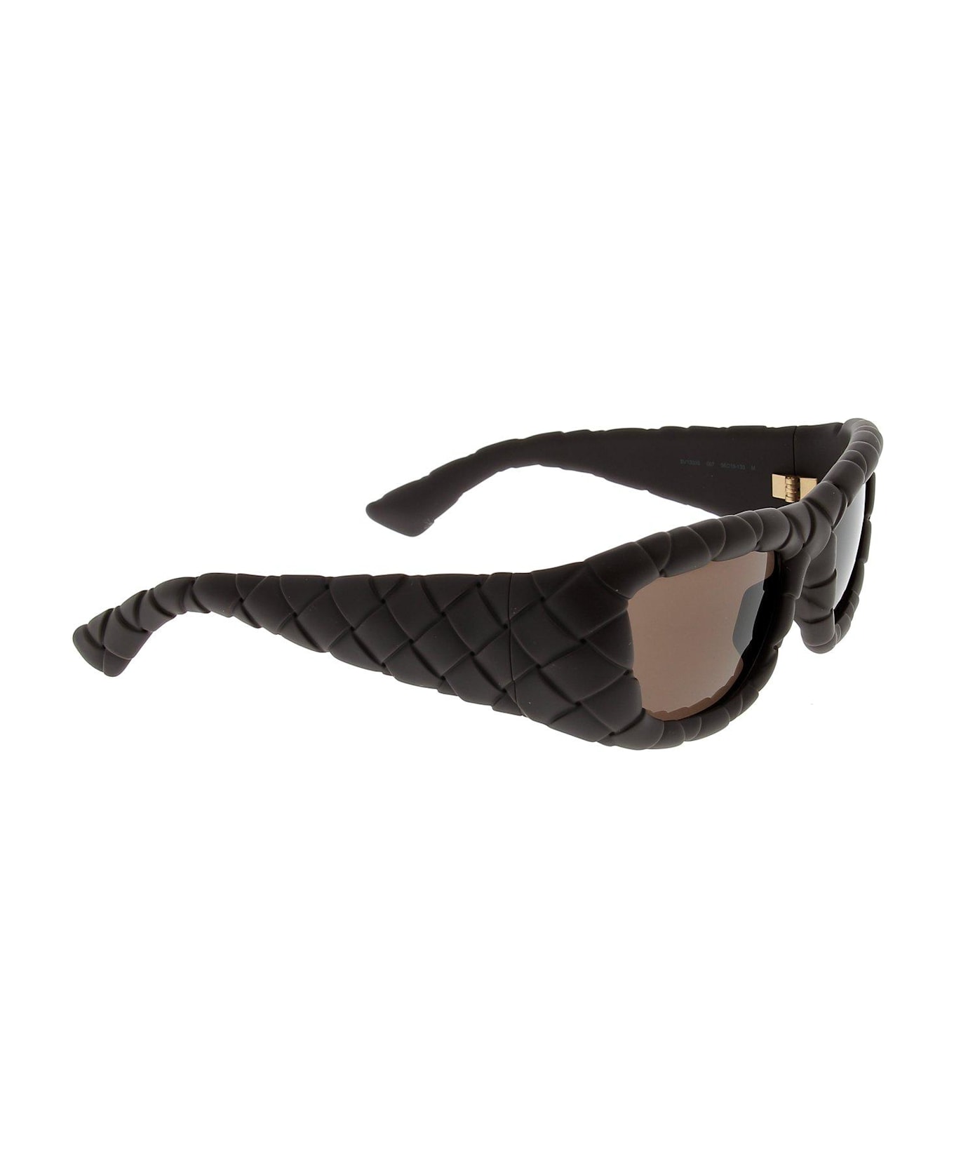 Bottega Veneta Panthos Frame Sunglasses - Brown