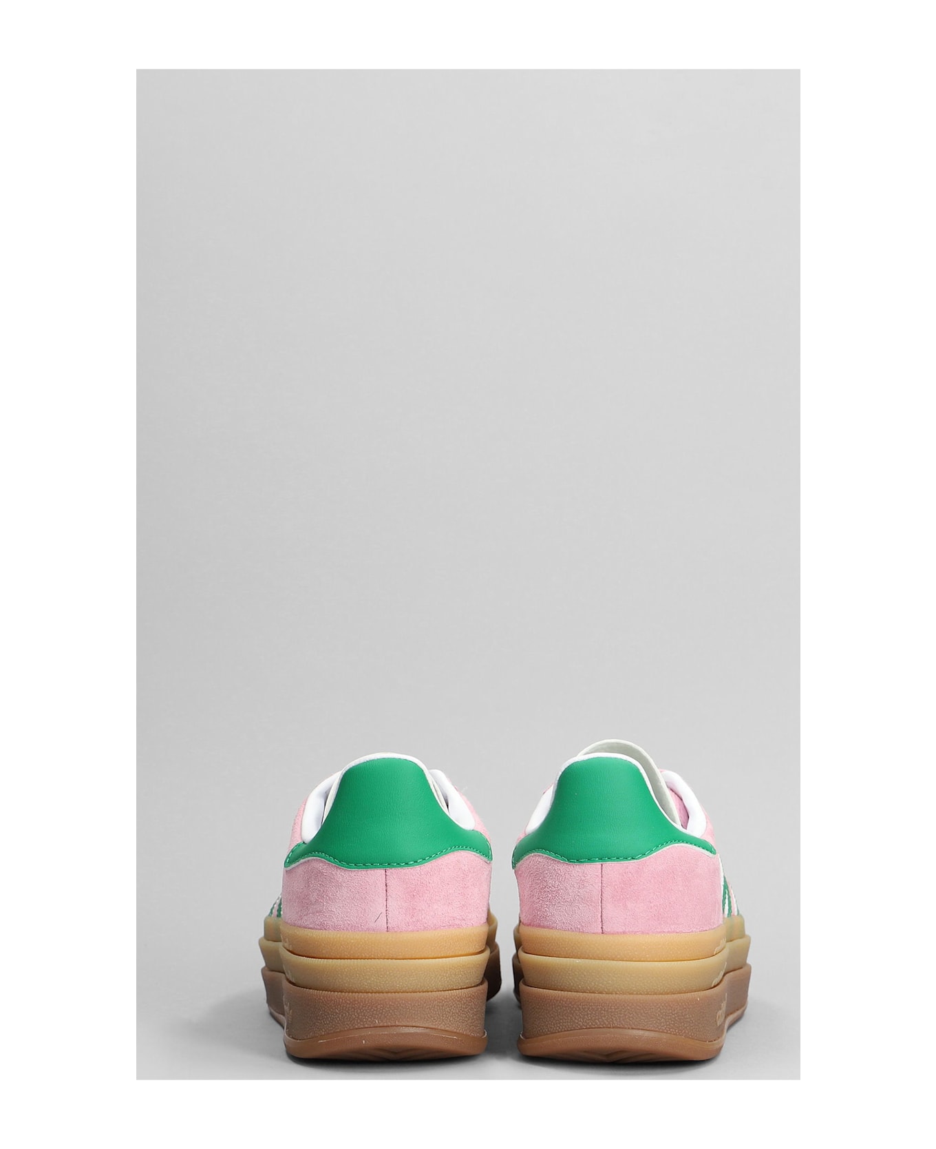 Adidas Gazelle Bold Sneakers In Rose-pink Suede - rose-pink