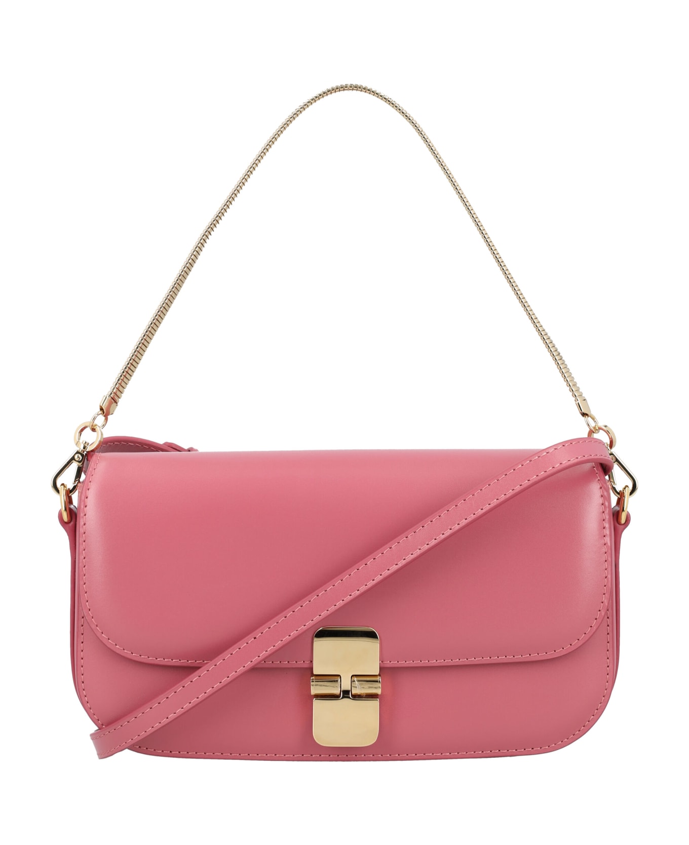 A.P.C. Clutch Grace With Chain - PINK
