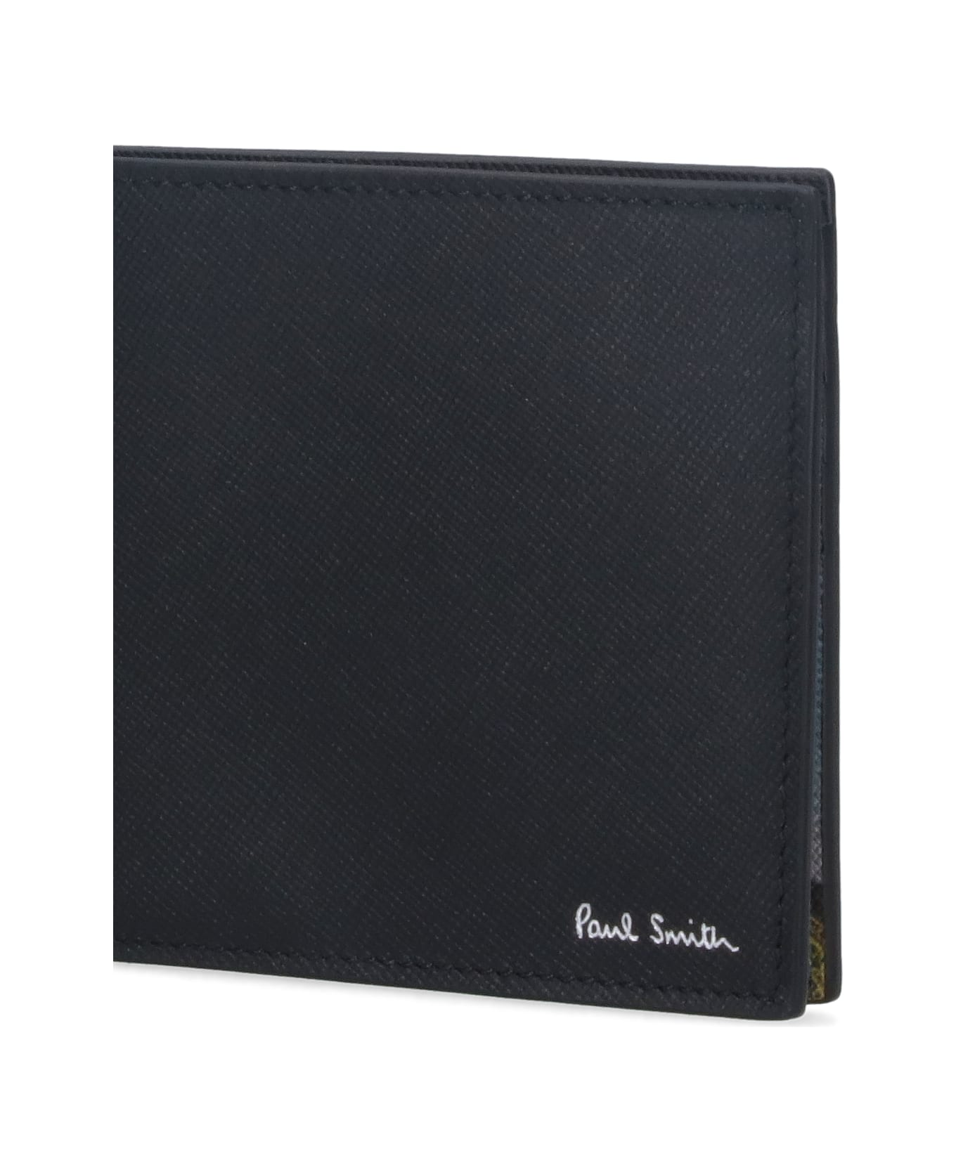 Paul Smith Bifold Print Wallet - Black  