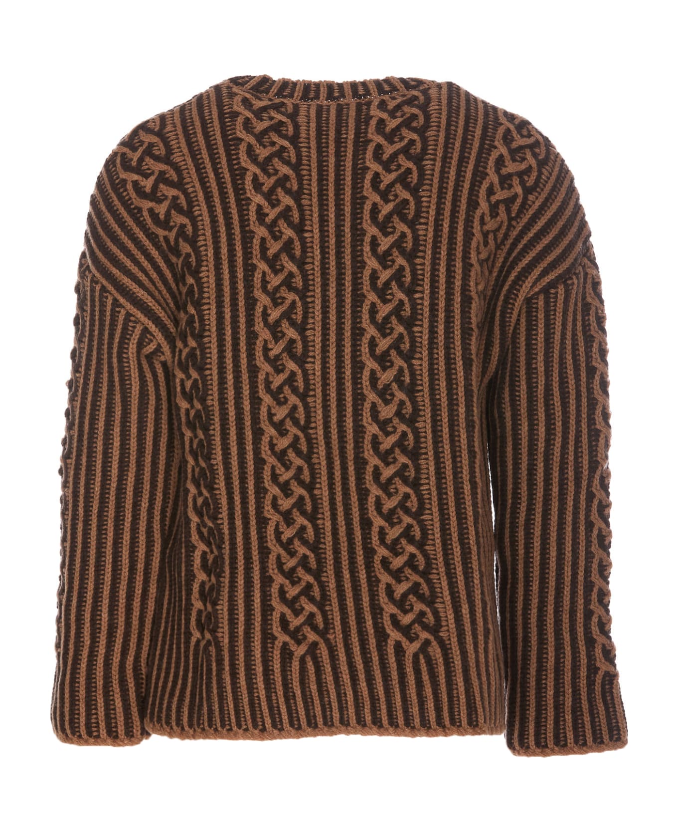Alanui Riding The Waves Sweater - Brown ニットウェア