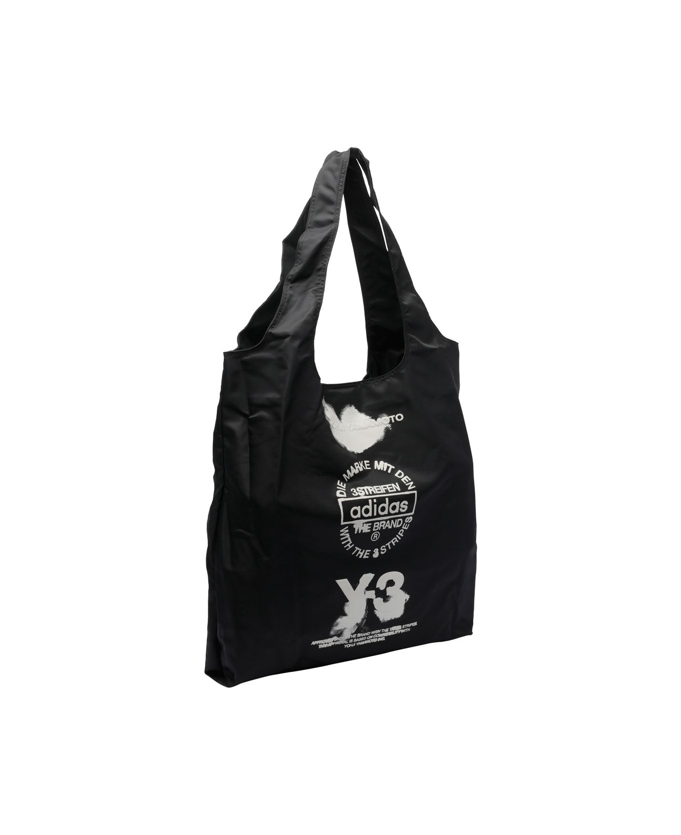 Y-3 Logo Tote Bag - Black