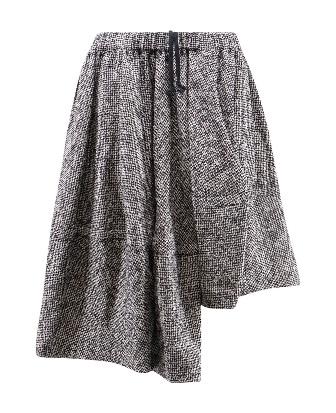 Comme des Garçons Play Wool Trousers Skirt - Blackecru