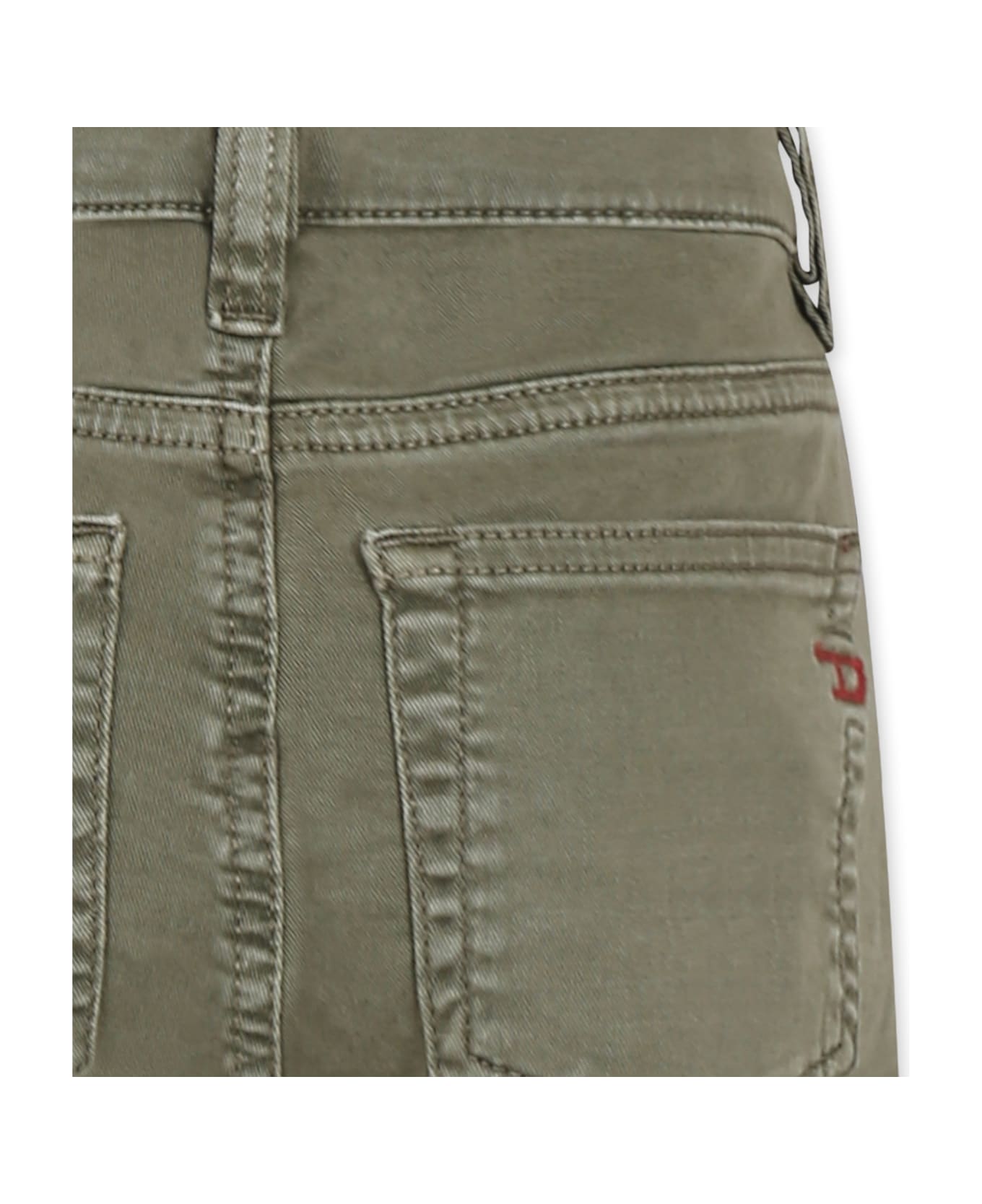 Diesel Green Jeans For Boy - Green