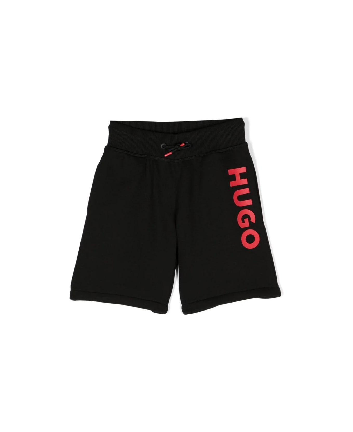 Hugo Boss Sports Shorts With Drawstring - Black