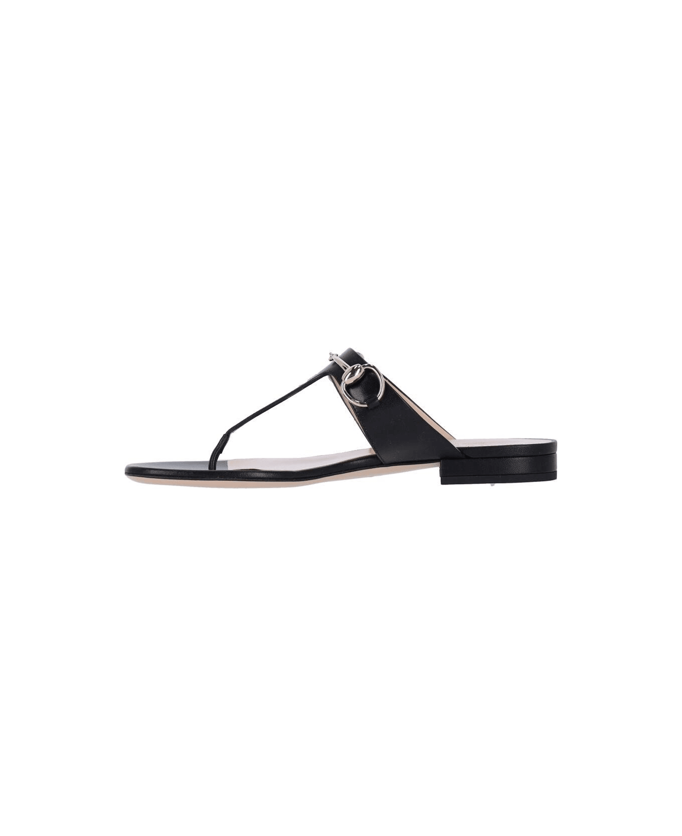Gucci Sandals With Clamp - Black