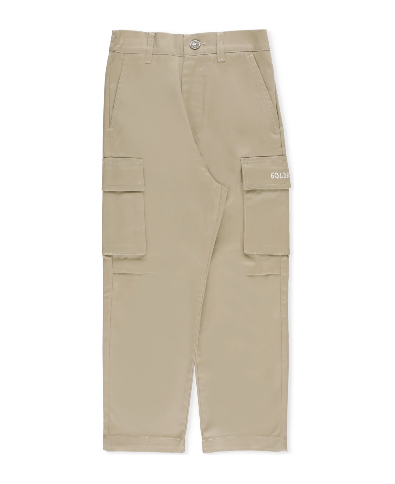 Golden Goose Journey Boy's Cargo Pants - Beige