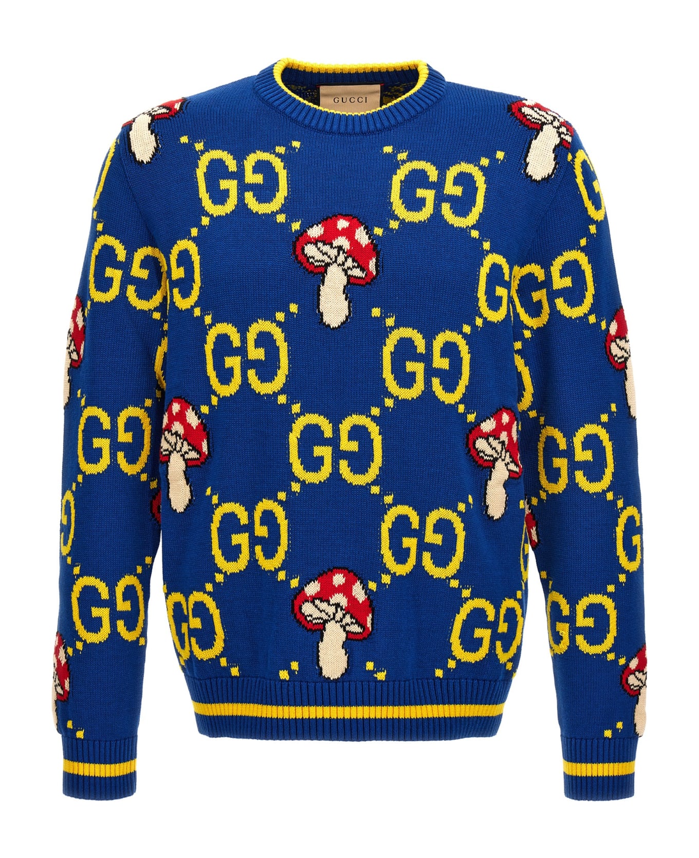 Gucci 'gg Mushroom' Sweater - Blue