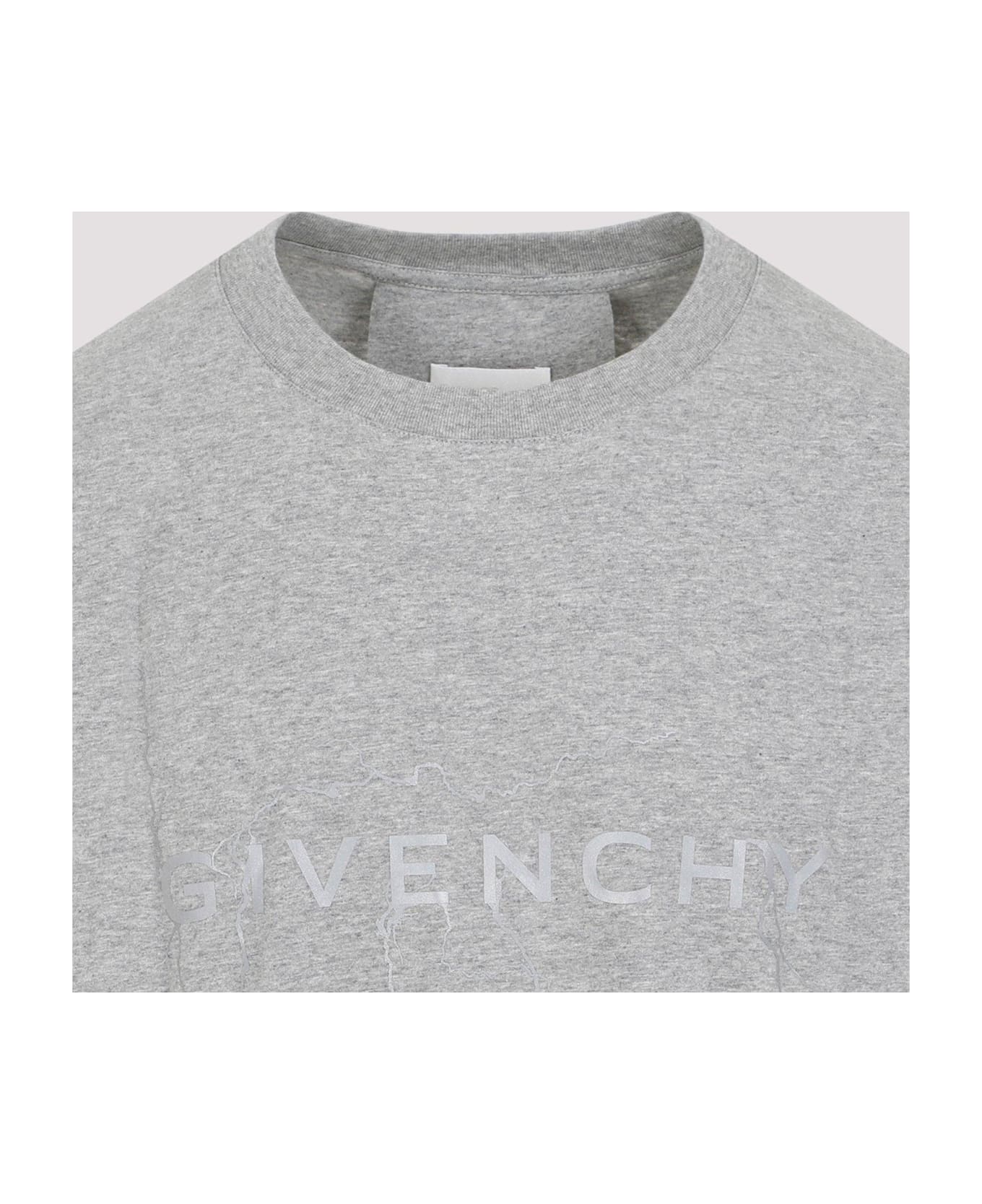 Givenchy Logo Printed Crewneck T-shirt - LIGHT GREY シャツ