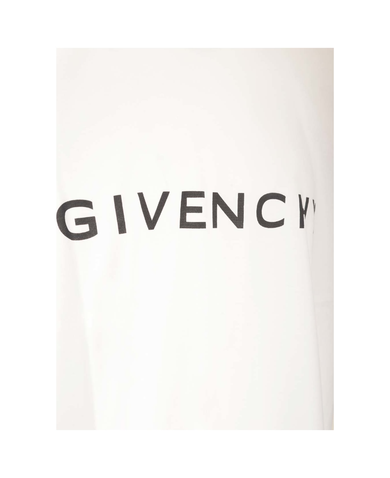 Givenchy White T-shirt With Logo - White シャツ