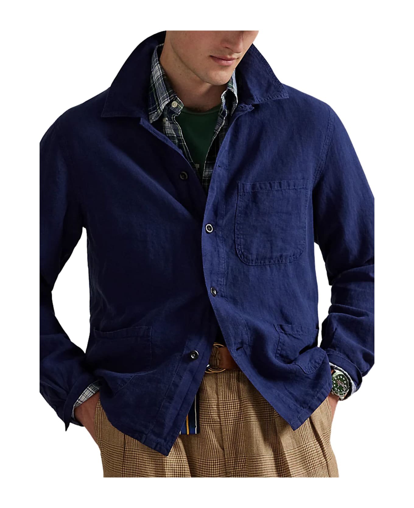 Ralph Lauren Cotton T-shirt - NEWPORT NAVY