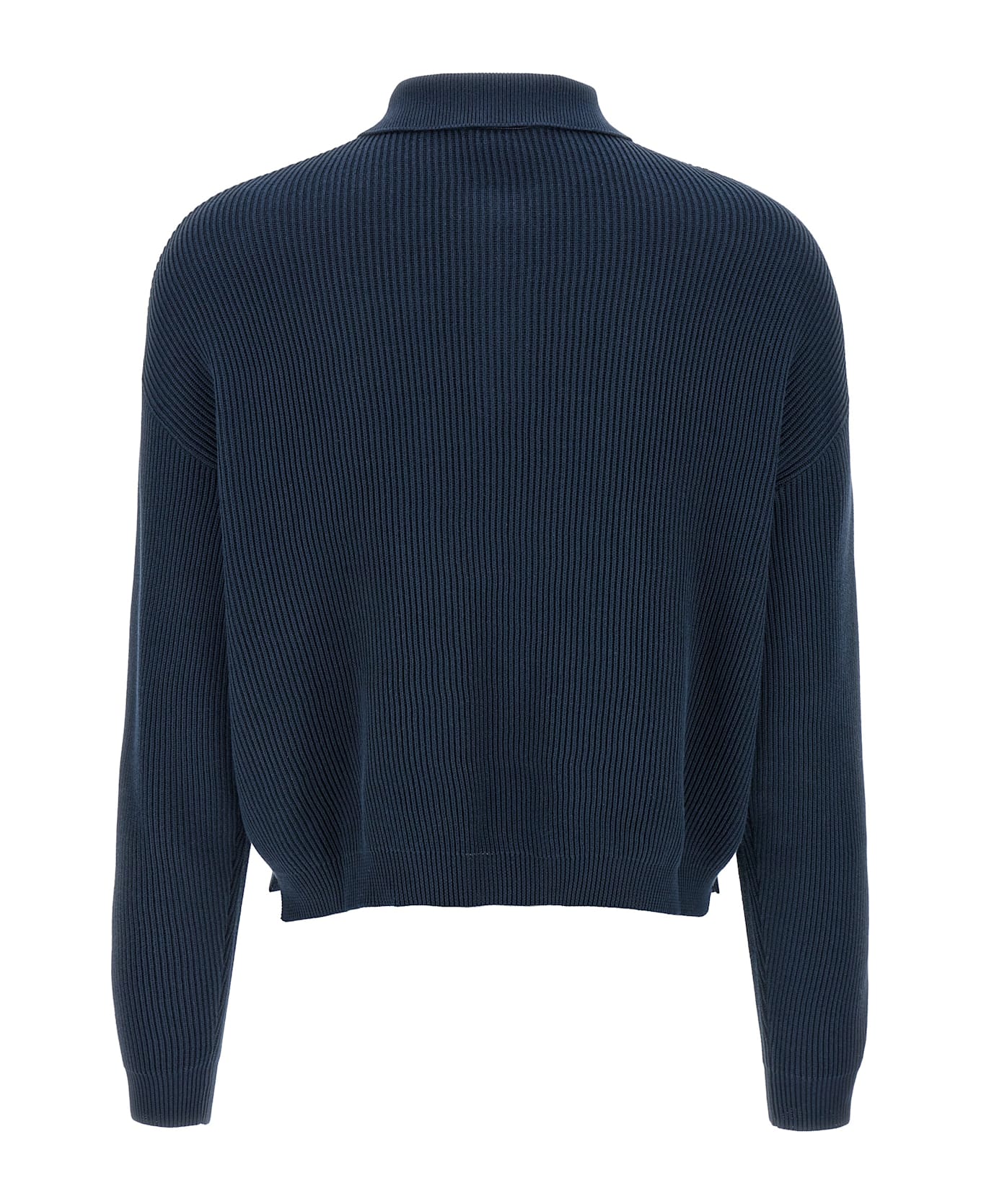 Brunello Cucinelli Ribbed Sweater - Blue
