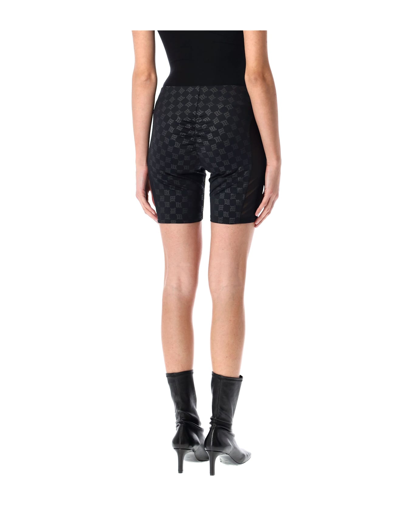 MISBHV Monogram Biker Shorts - BLACK