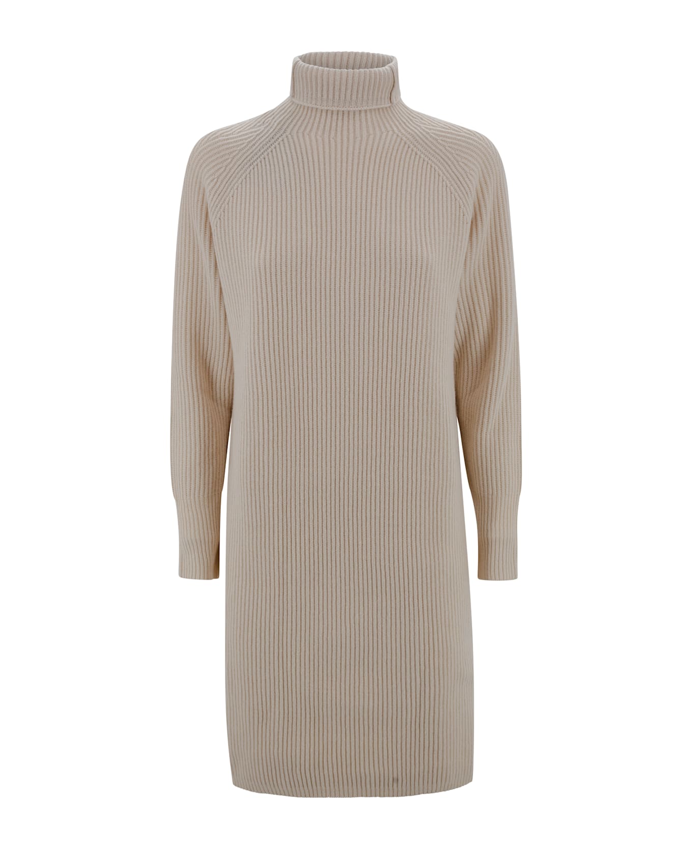 Max Mara Studio Ribbed Cashmere Blend Dress