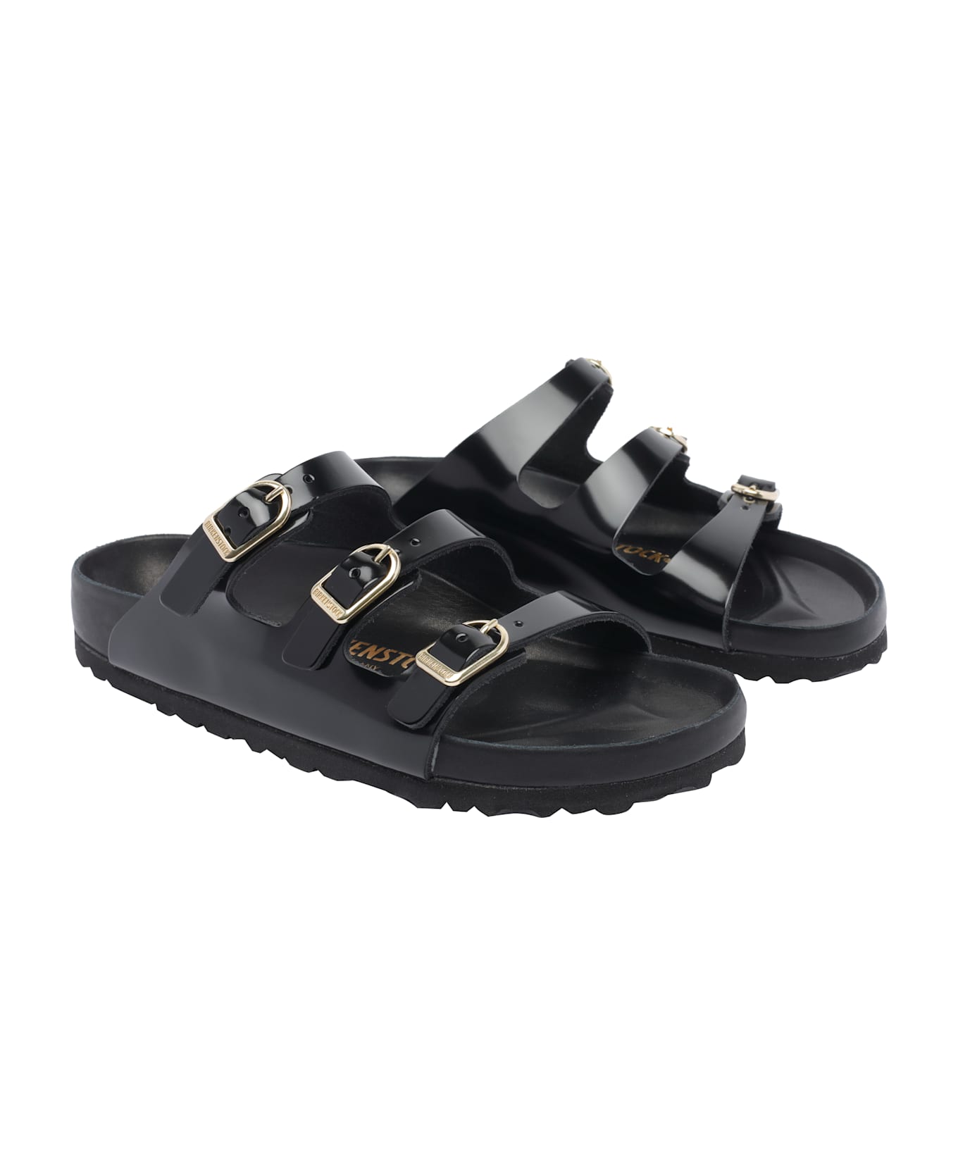 Birkenstock Florida Dbuckle Sandals - Black