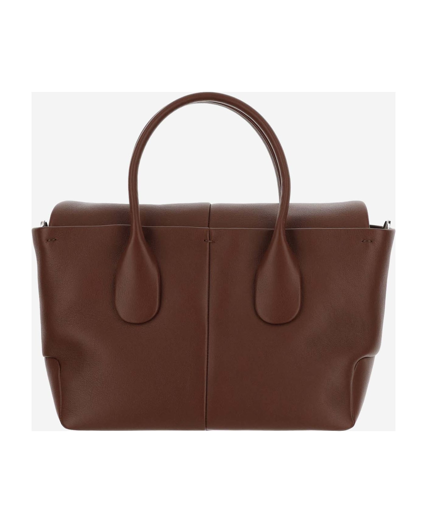 【送料&関税込】Tod's Ew Di Bag Reverse Handbag Woman BROWN Tod's Di Bag Reverse in Leather Small