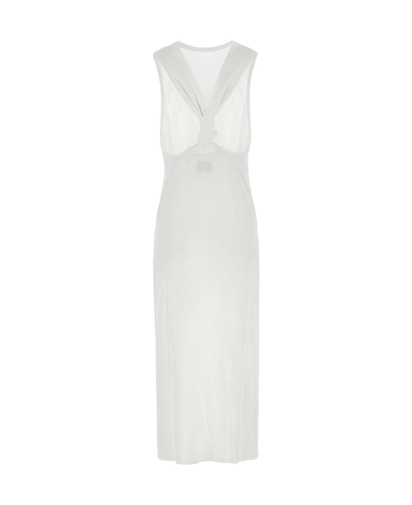 Loulou Studio White Cotton Rayna Dress - WHITE