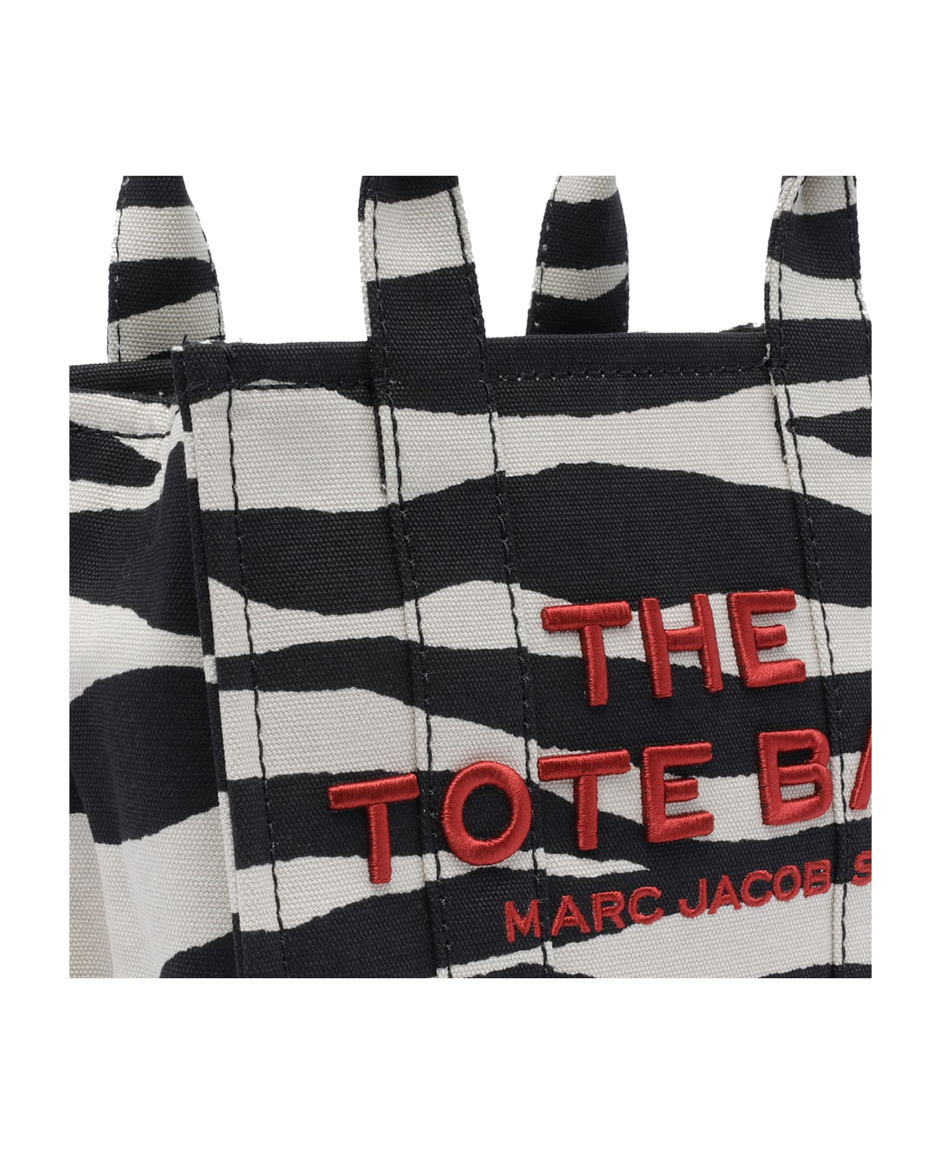 Marc Jacobs The Zebra Small Tote Bag - Nero e Bianco