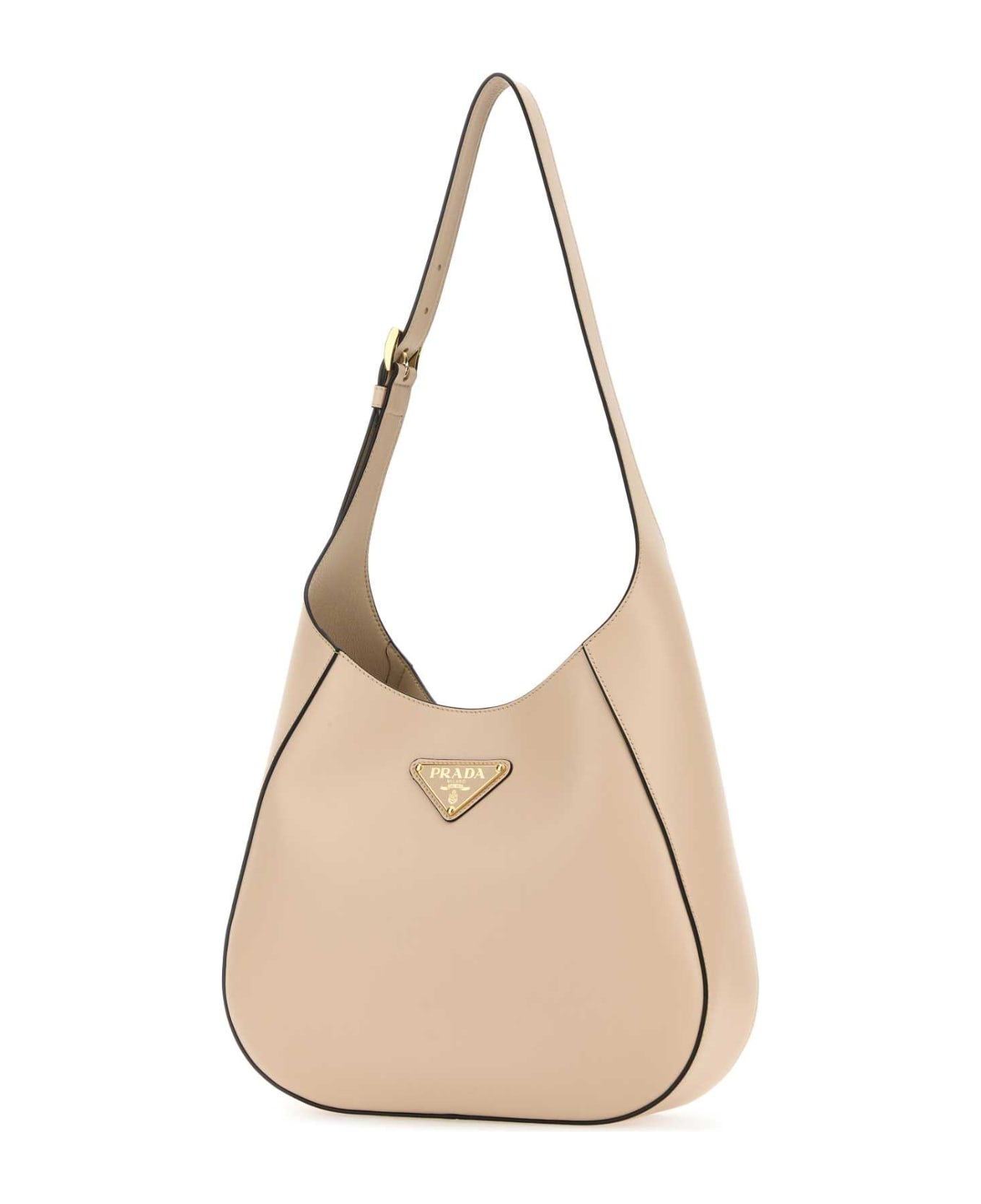 Prada Light Pink Leather Shoulder Bag - TRAVERTINON