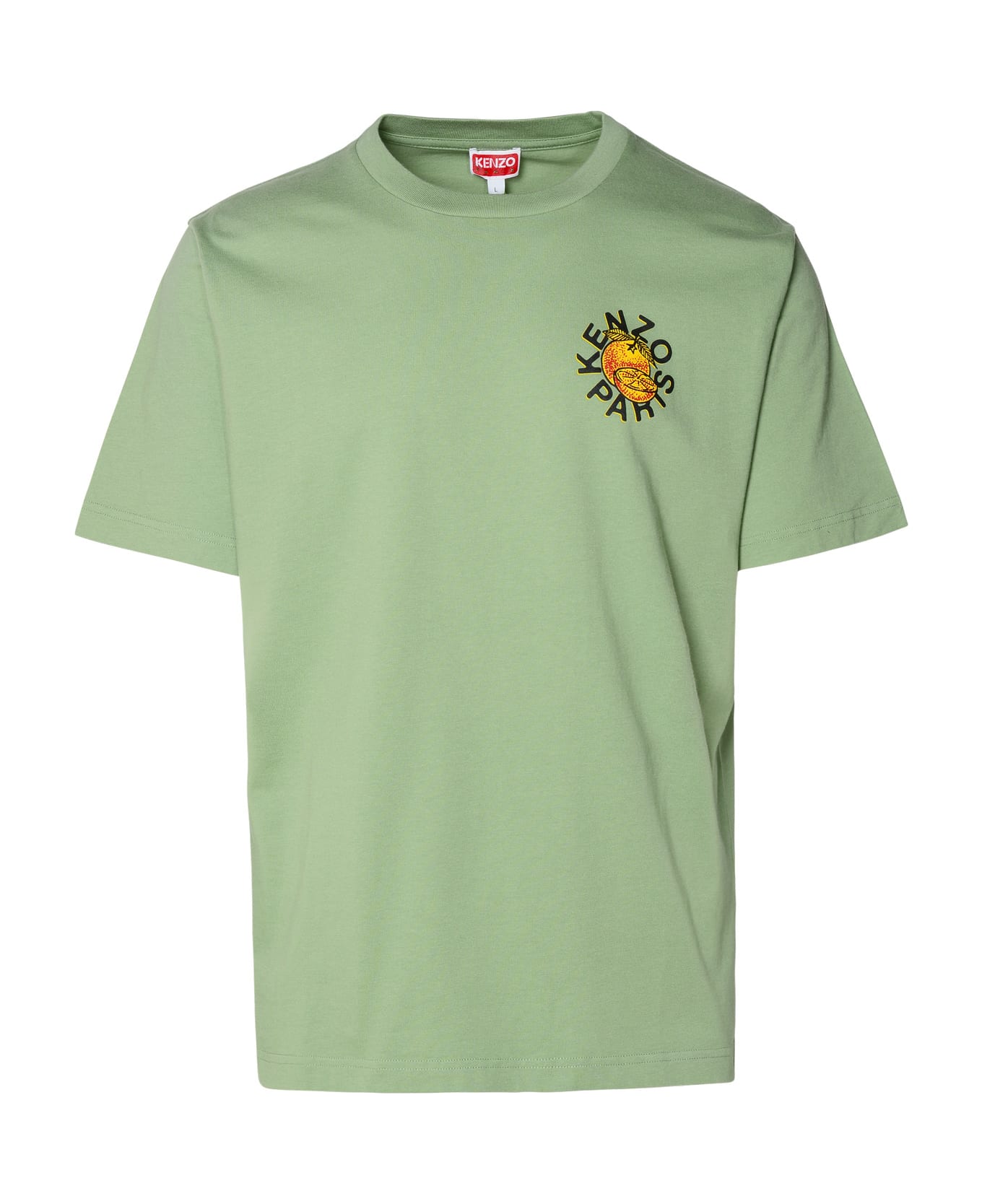 Kenzo Cotton T-shirt - ALMOND GREEN シャツ