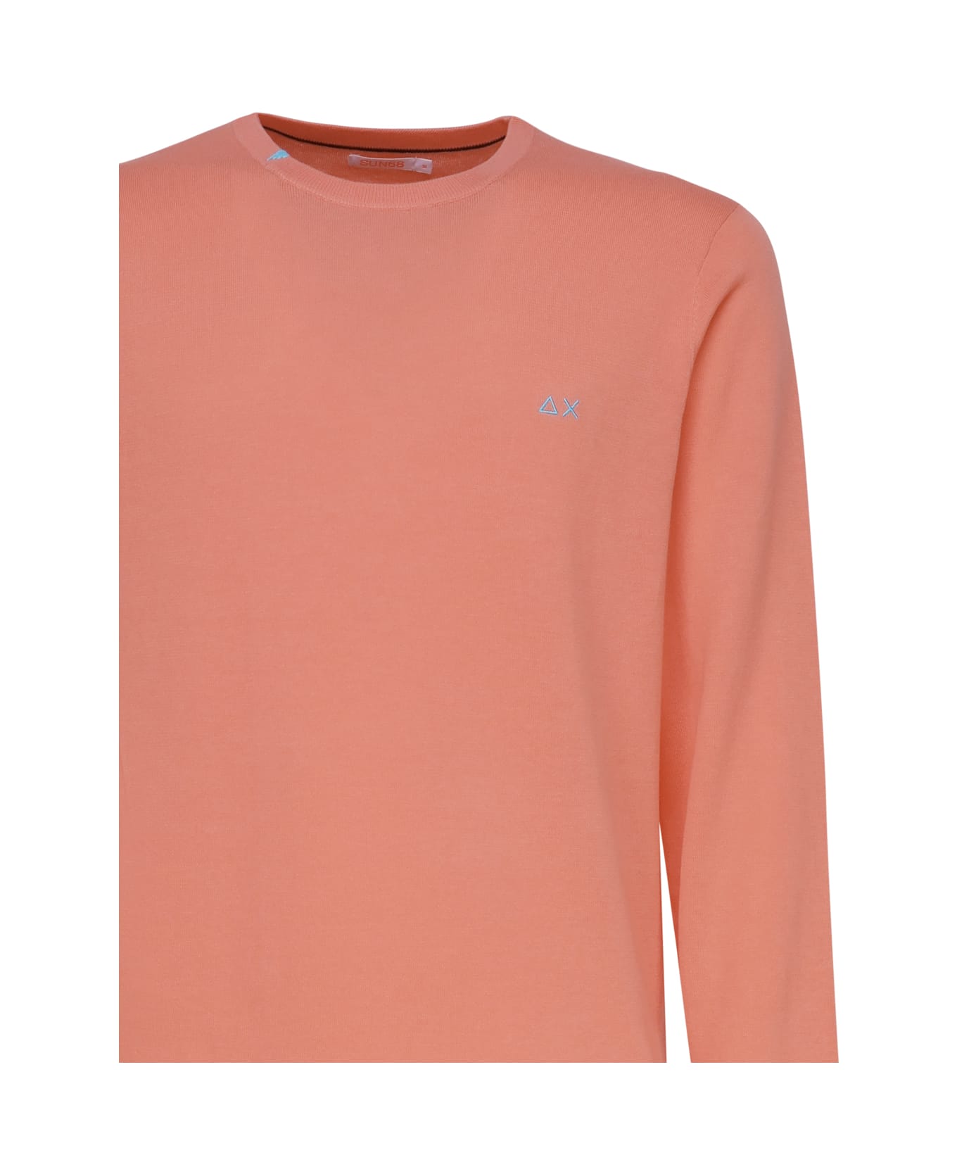 Sun 68 Sweater With Logo - Pink