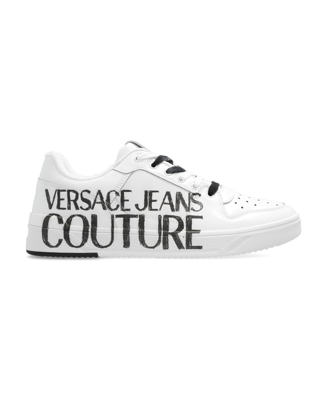 Versace Jeans Couture Sneakers With Logo - White