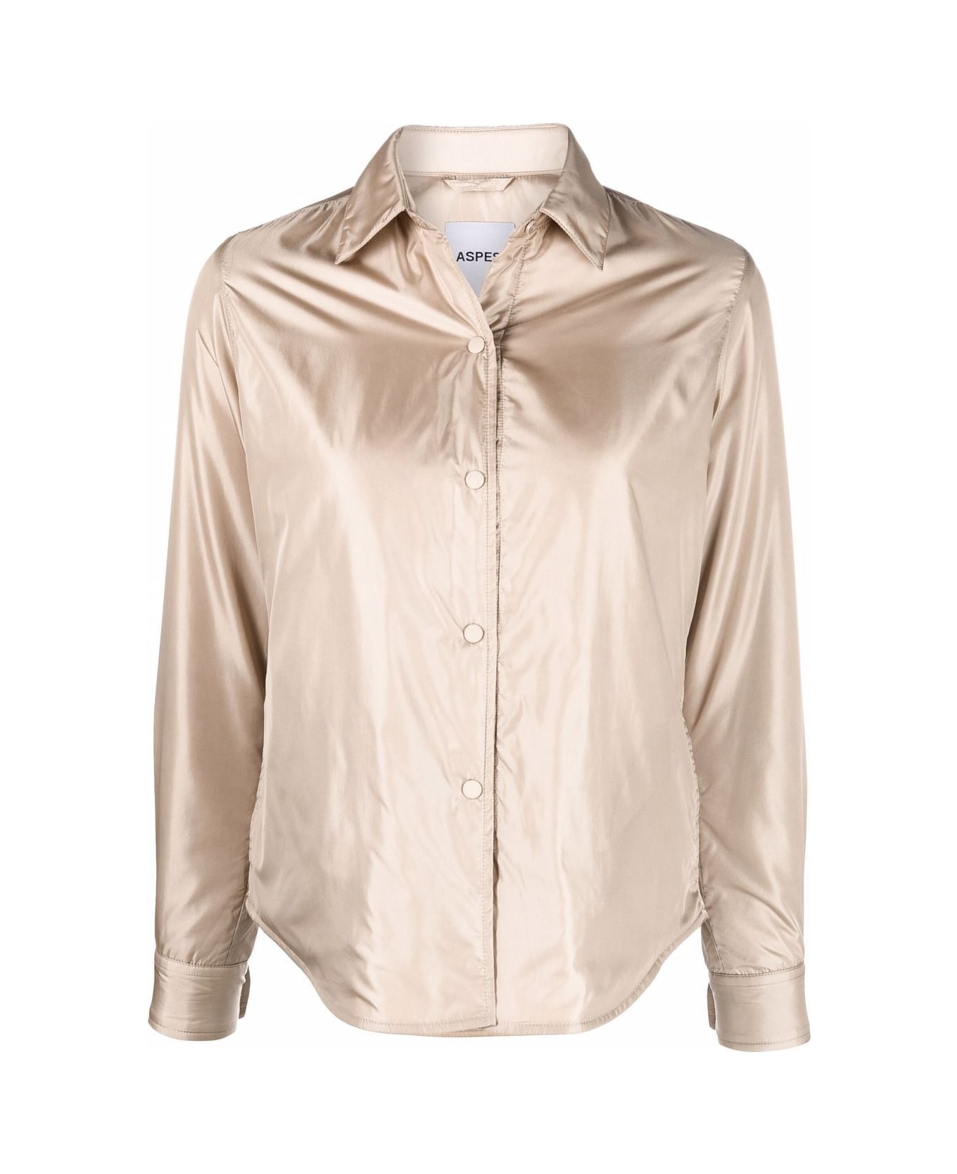 Aspesi Glue Rounded Bottom Shirt - Beige