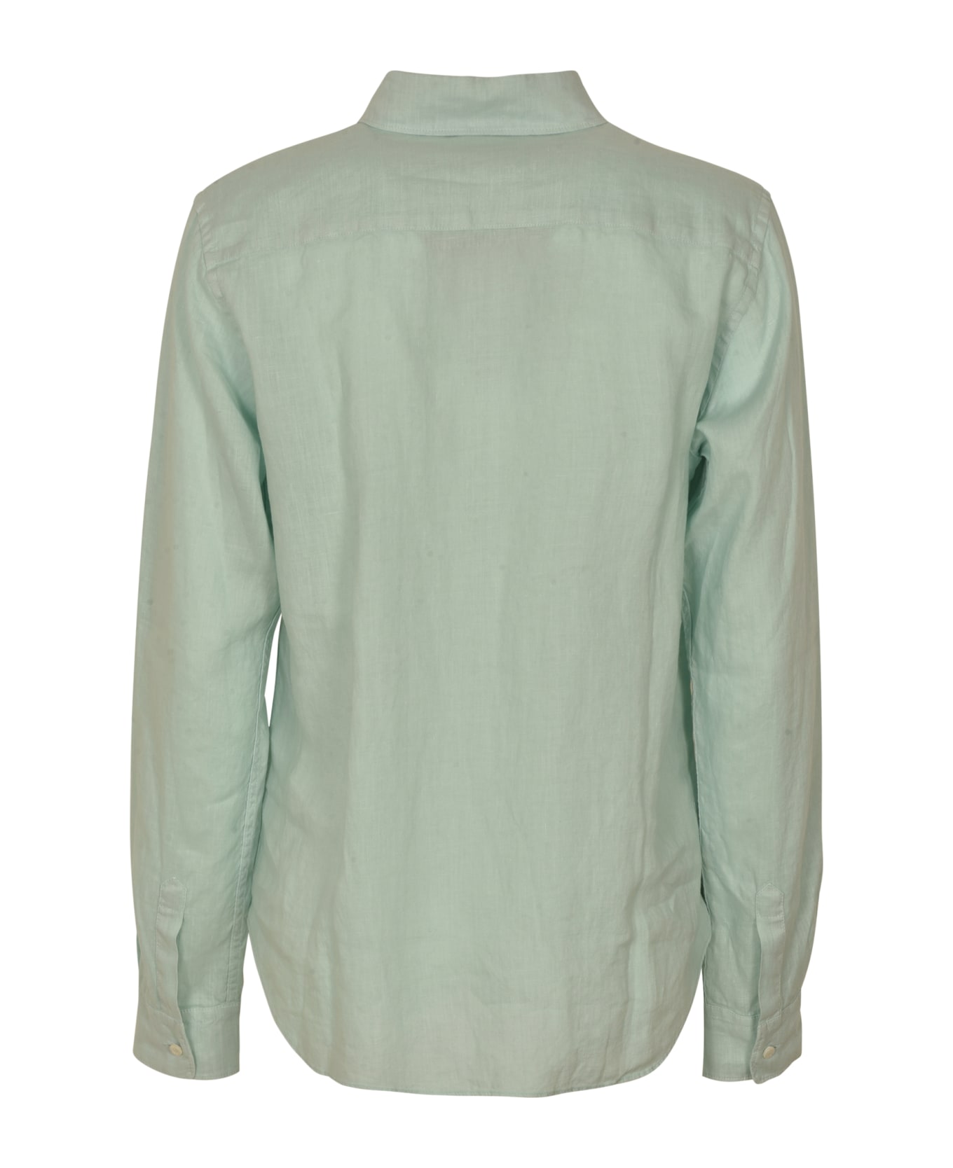Aspesi Classic Round Hem Shirt - Aquamarine