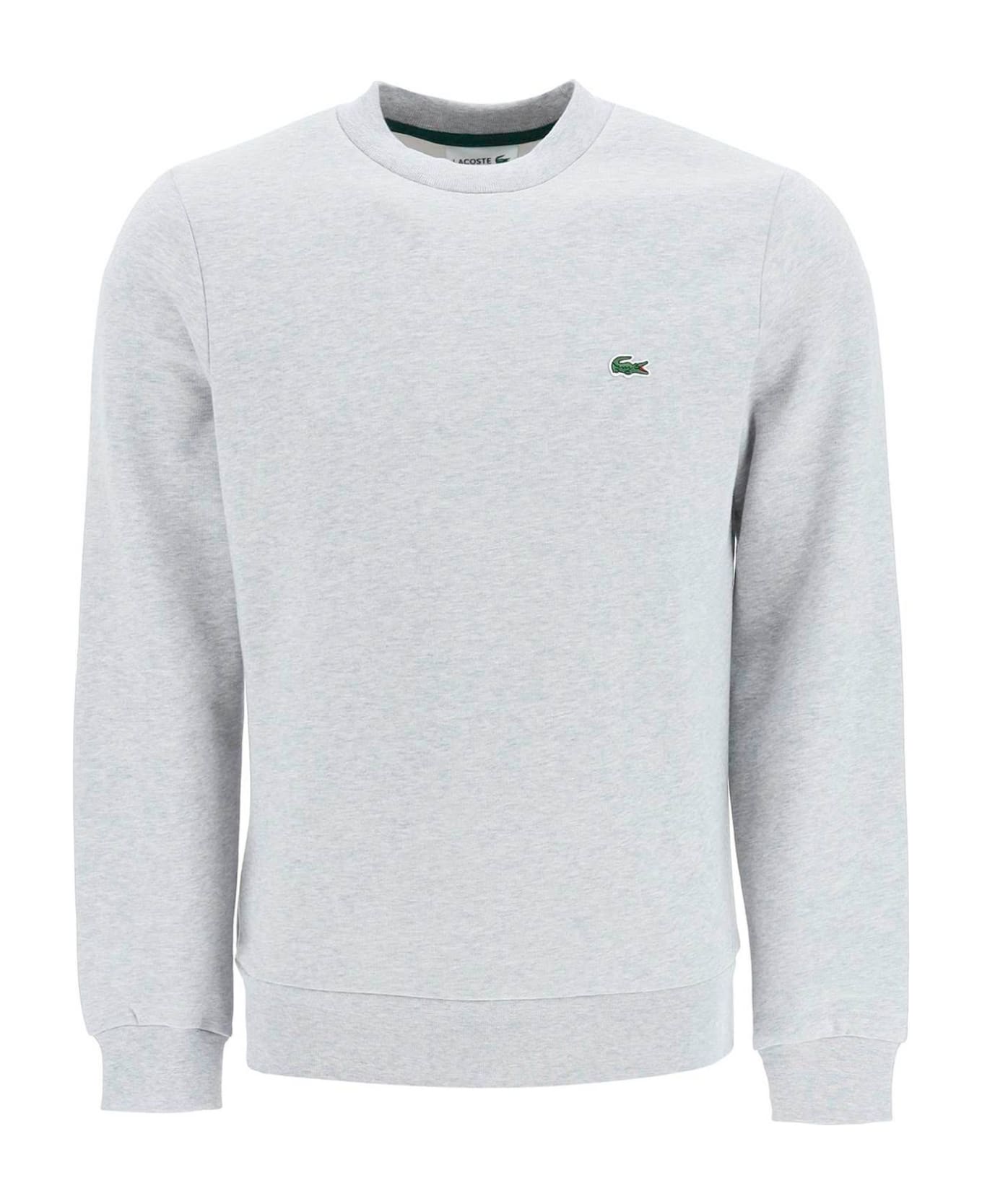 Lacoste Classic Fit Crewneck Sweatshirt - SILVER (Grey)