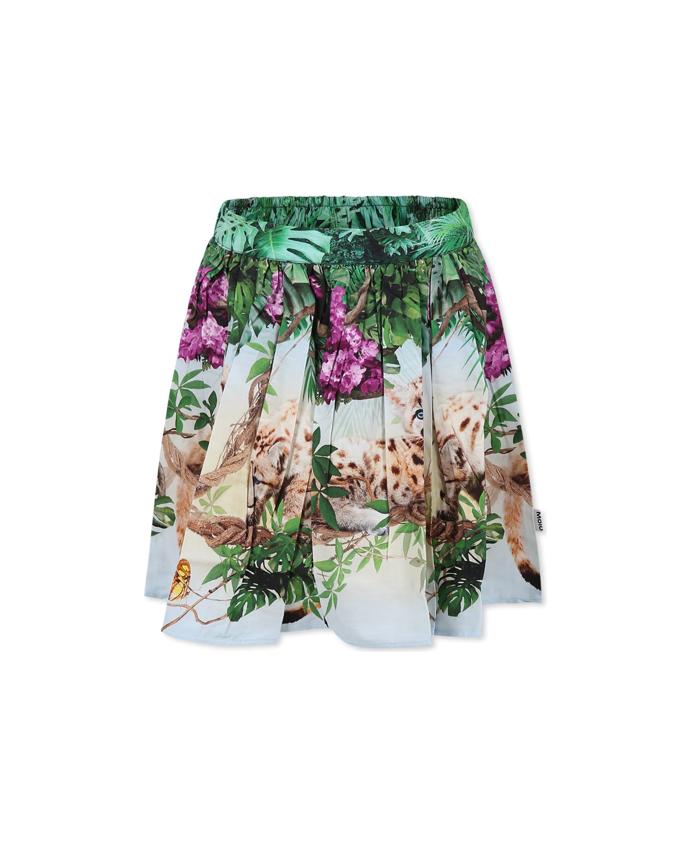 Molo Multicolor Skirt For Girl With Puma - Multicolor