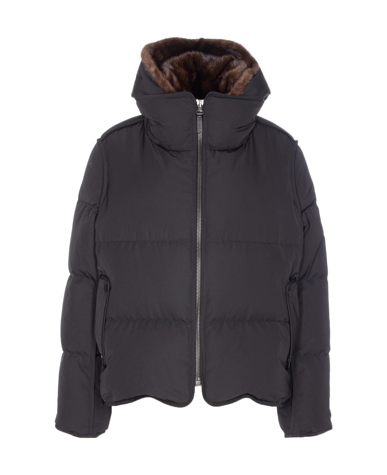 Yves Salomon Doudoune Down Jacket - Black