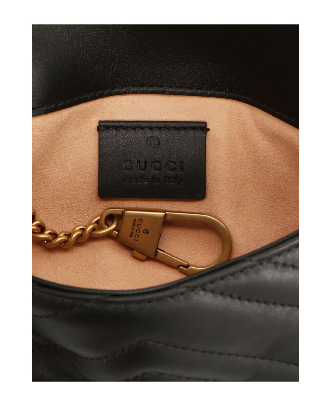 Gucci 
gg Marmont Mini
 Crossbody Bag - Black