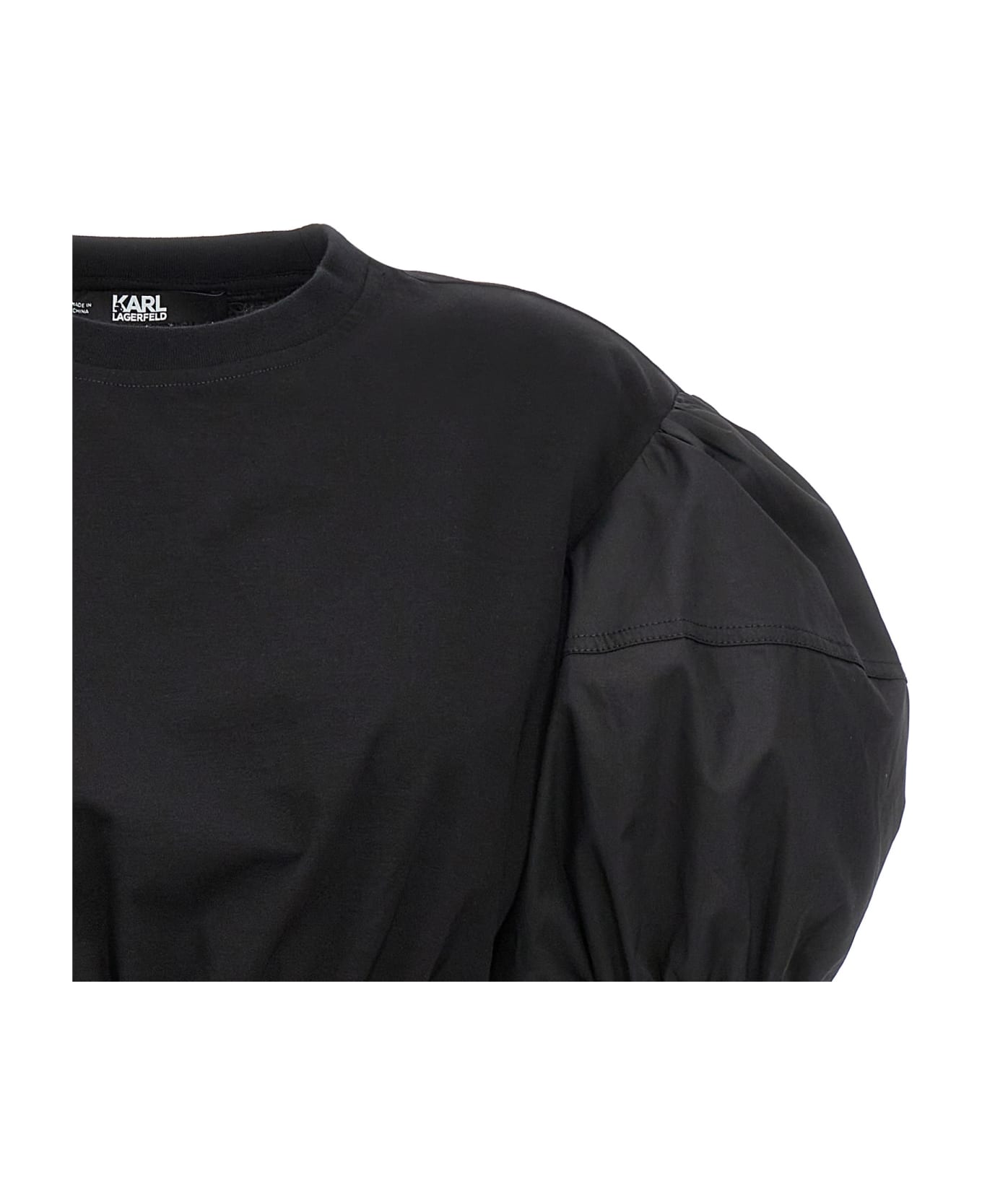 Karl Lagerfeld Cut-out T-shirt - Black  