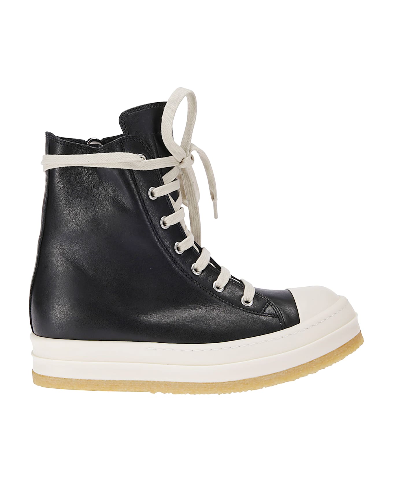 Rick Owens Creep Sneakers - BLACK MILK