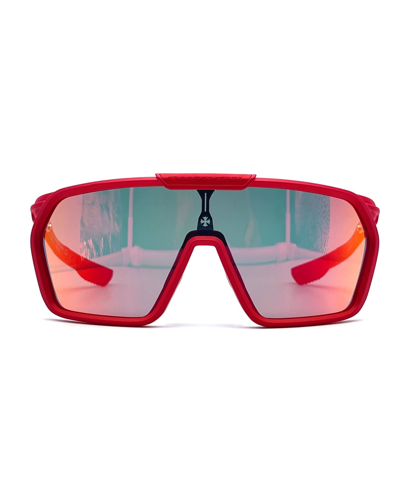 Chrome Hearts U Cnt Sea Me - Matte Steezy Red Sunglasses - red