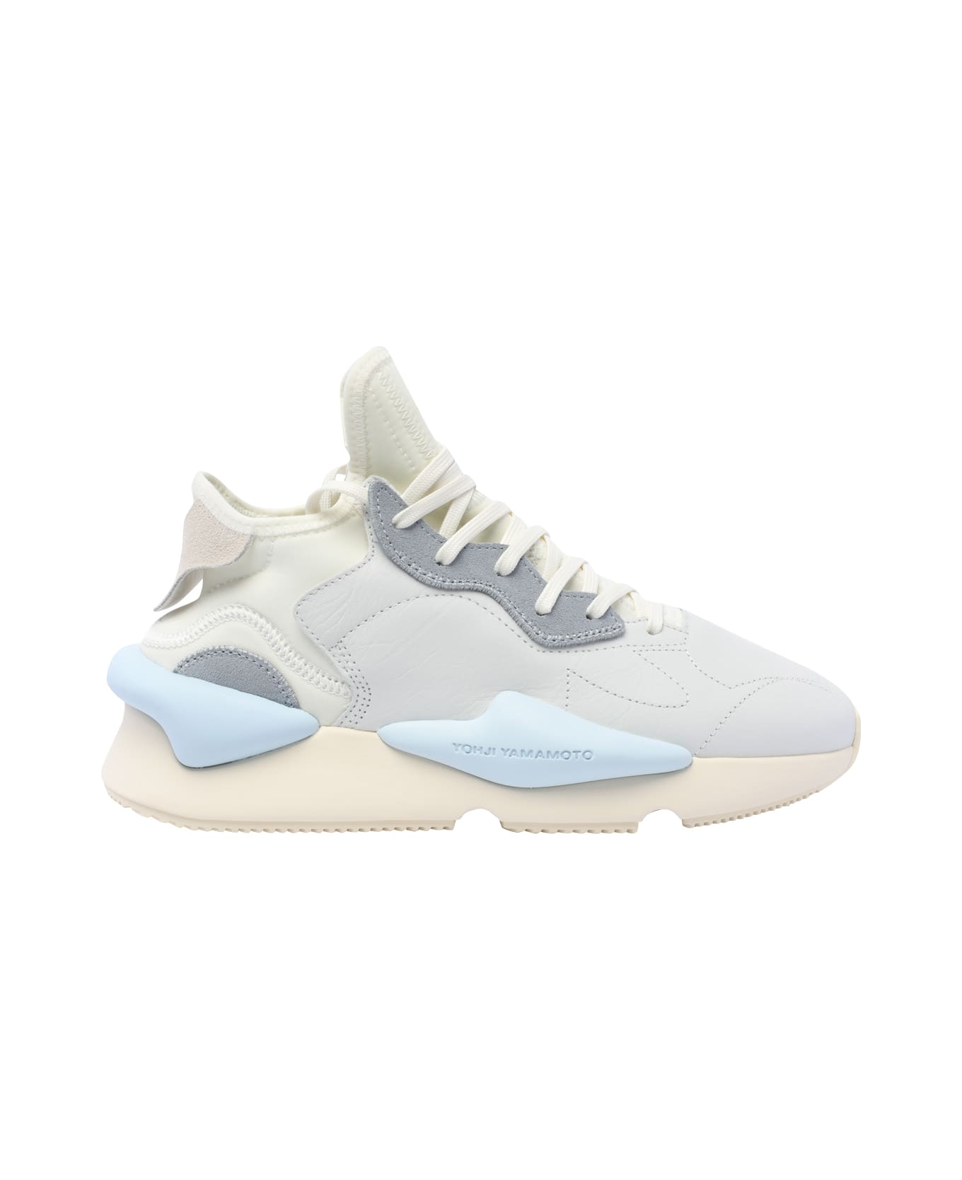 Y-3 Kaiwa Sneakers - GREY WHITE LIGHT BLUE