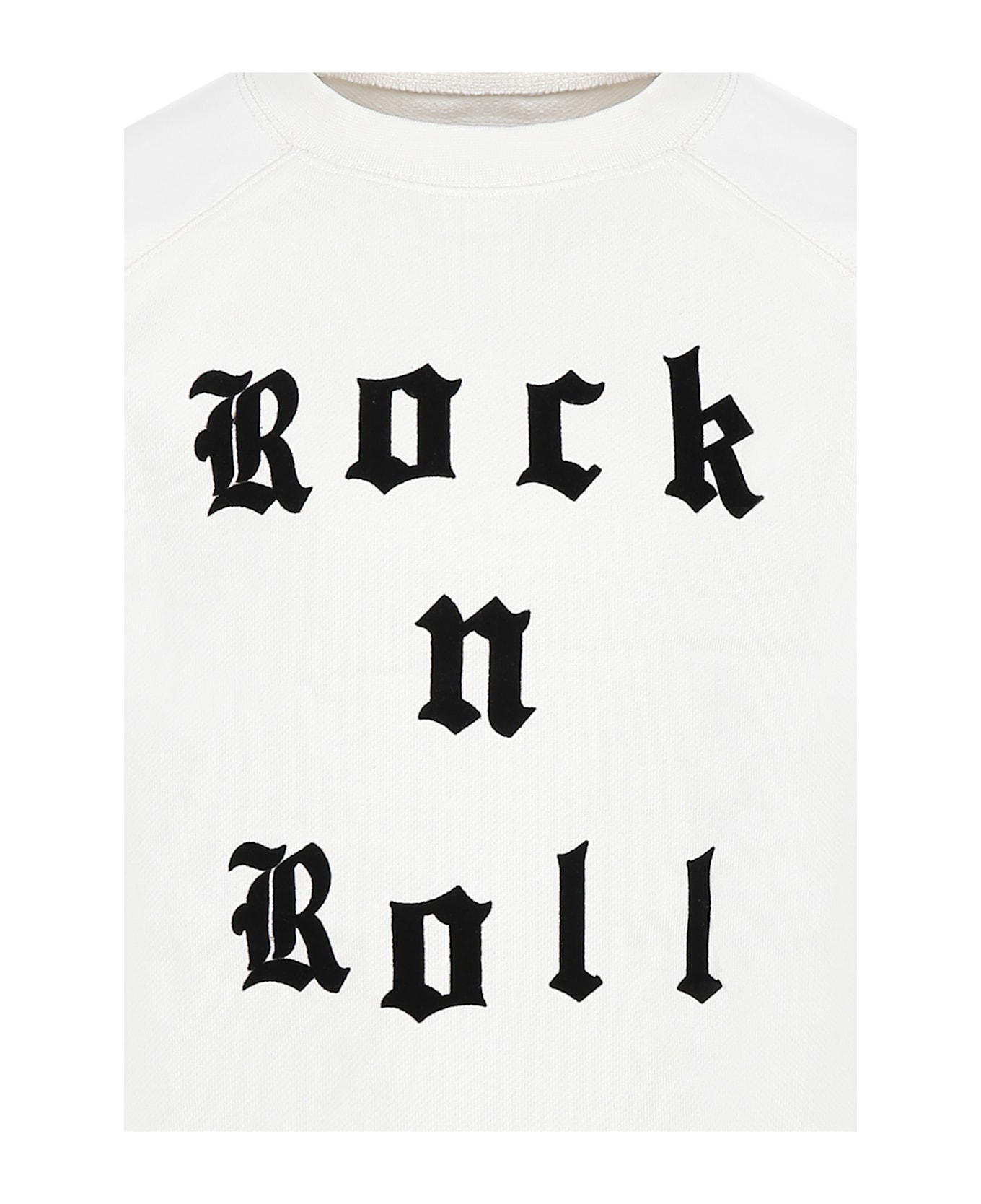 Zadig & Voltaire Ivory Sweatshirt For Girl With Writing - Ivory