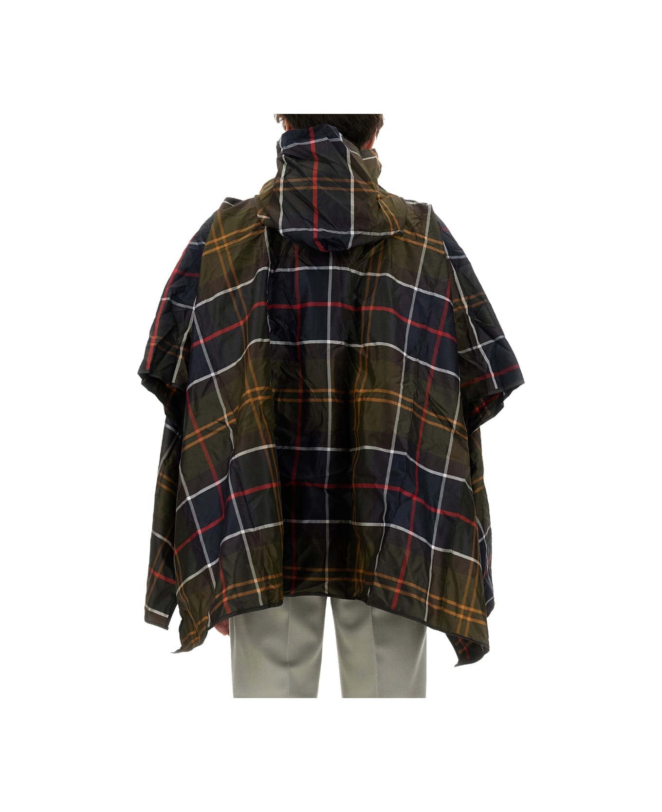 Barbour Poncho With Tartan Pattern - MULTICOLOUR