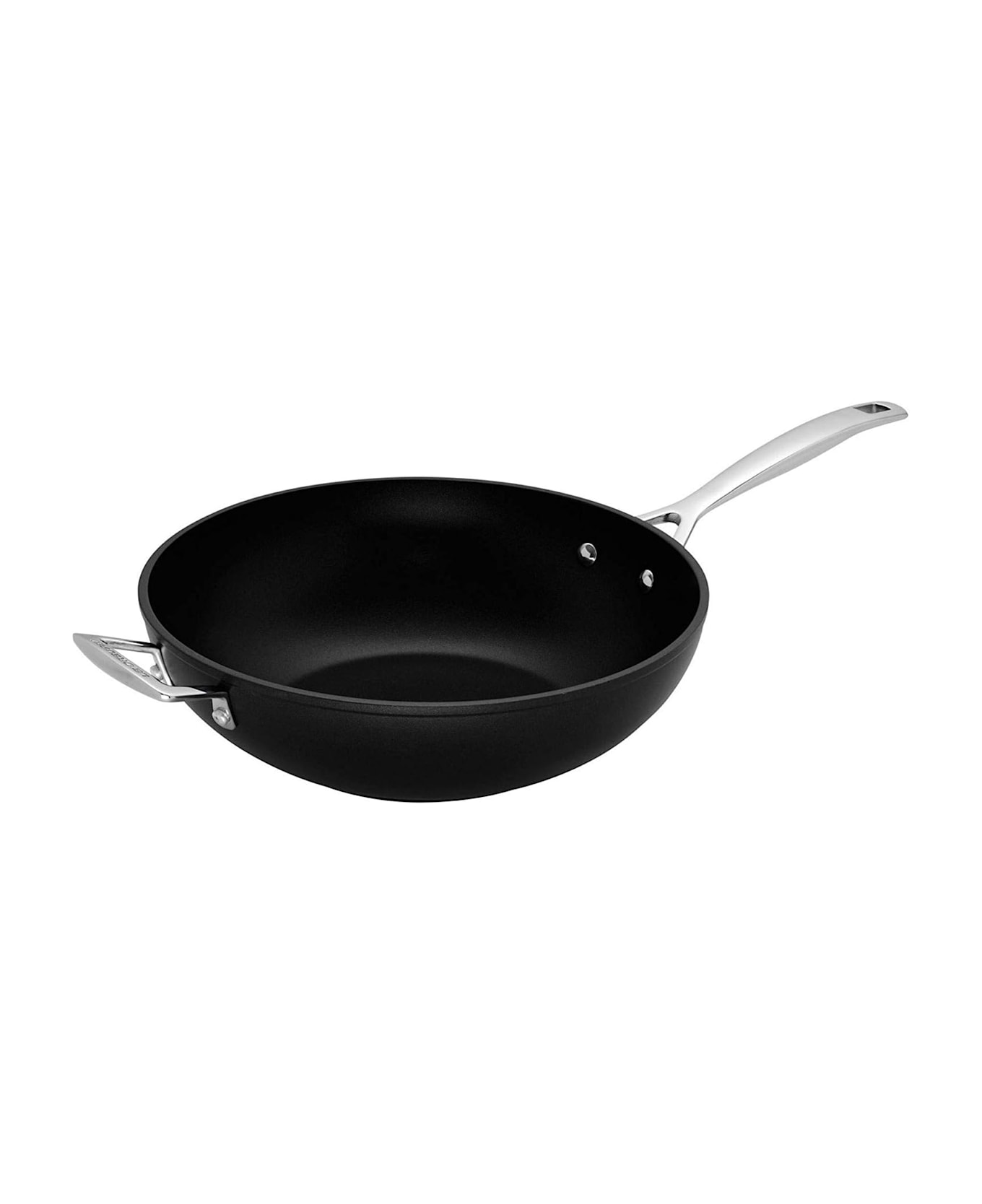 Le Creuset Padella Wok Con Manico Lungo E Maniglia 30cm - Nero