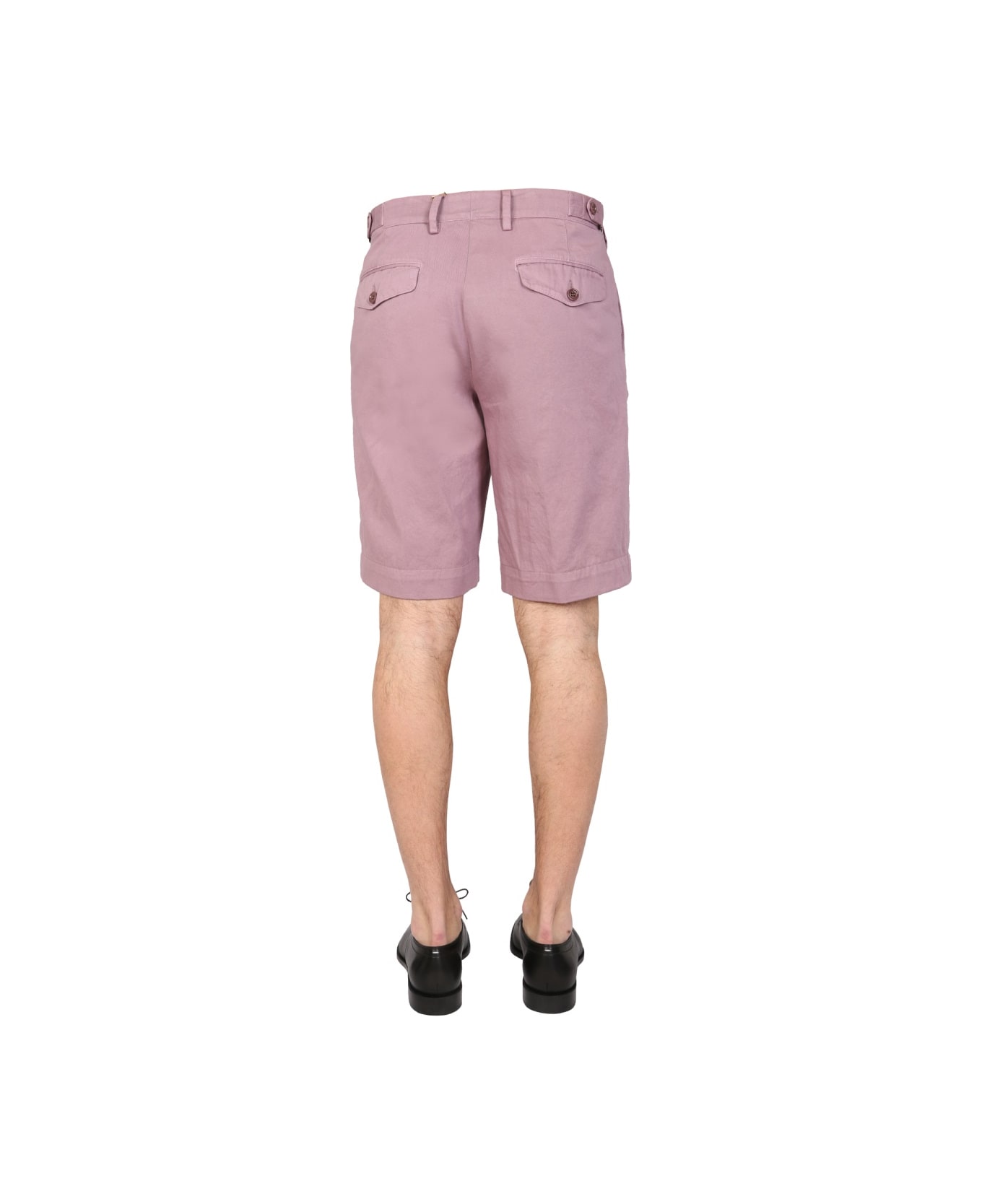 Dries Van Noten Regular Fit Bermuda Shorts - PINK